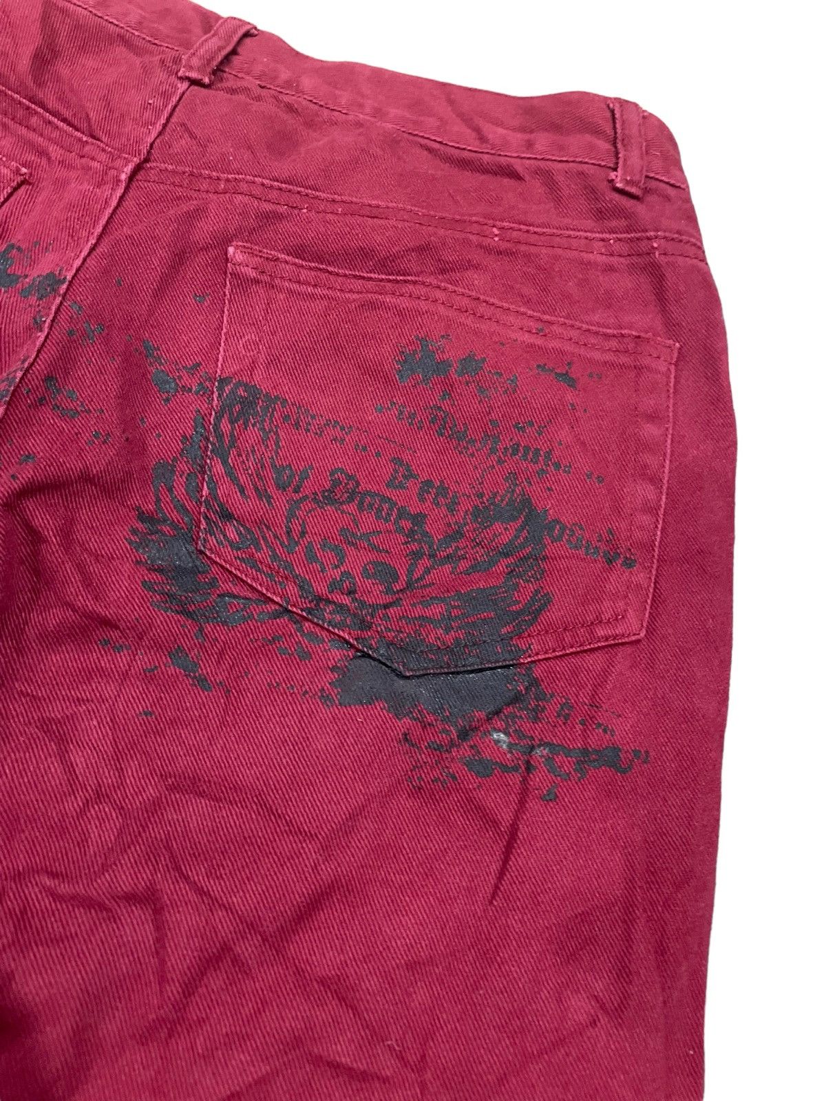 If Six Was Nine × Japanese Brand × Le Grande Bleu (L.G.B.) Japanese Skulldeos Bones Of Cerebral Cranium Jeans Size US 32 / EU 48 - 17 Thumbnail
