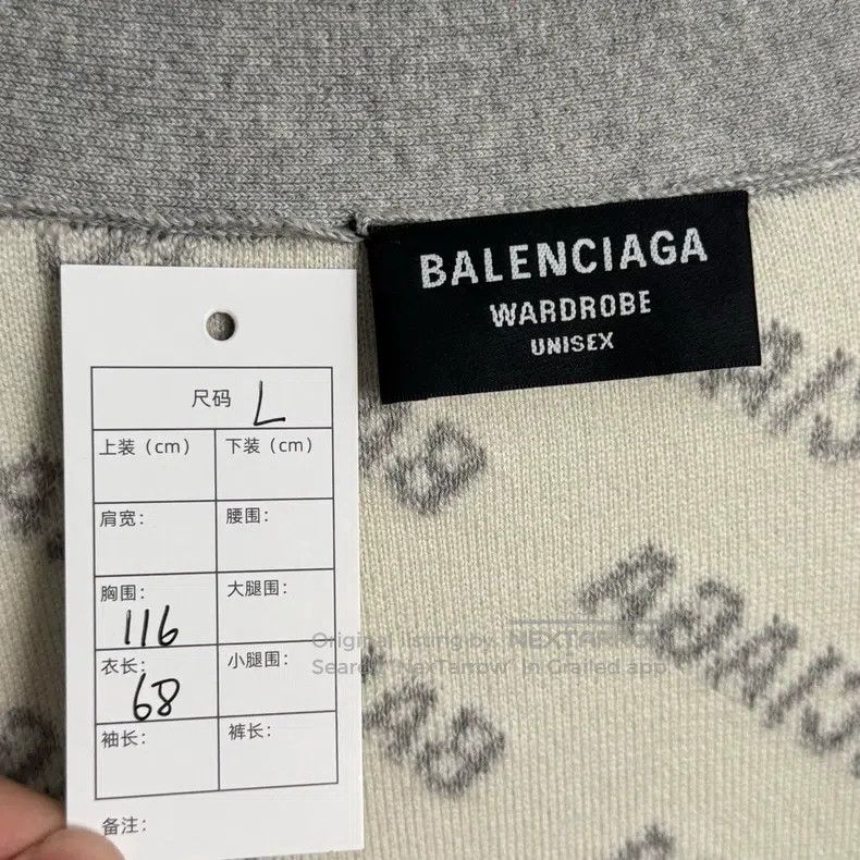 Balenciaga Balenciaga Barrage V-Neck Button Long-Sleeve Knit Cardigan Size US S / EU 44-46 / 1 - 2 Thumbnail