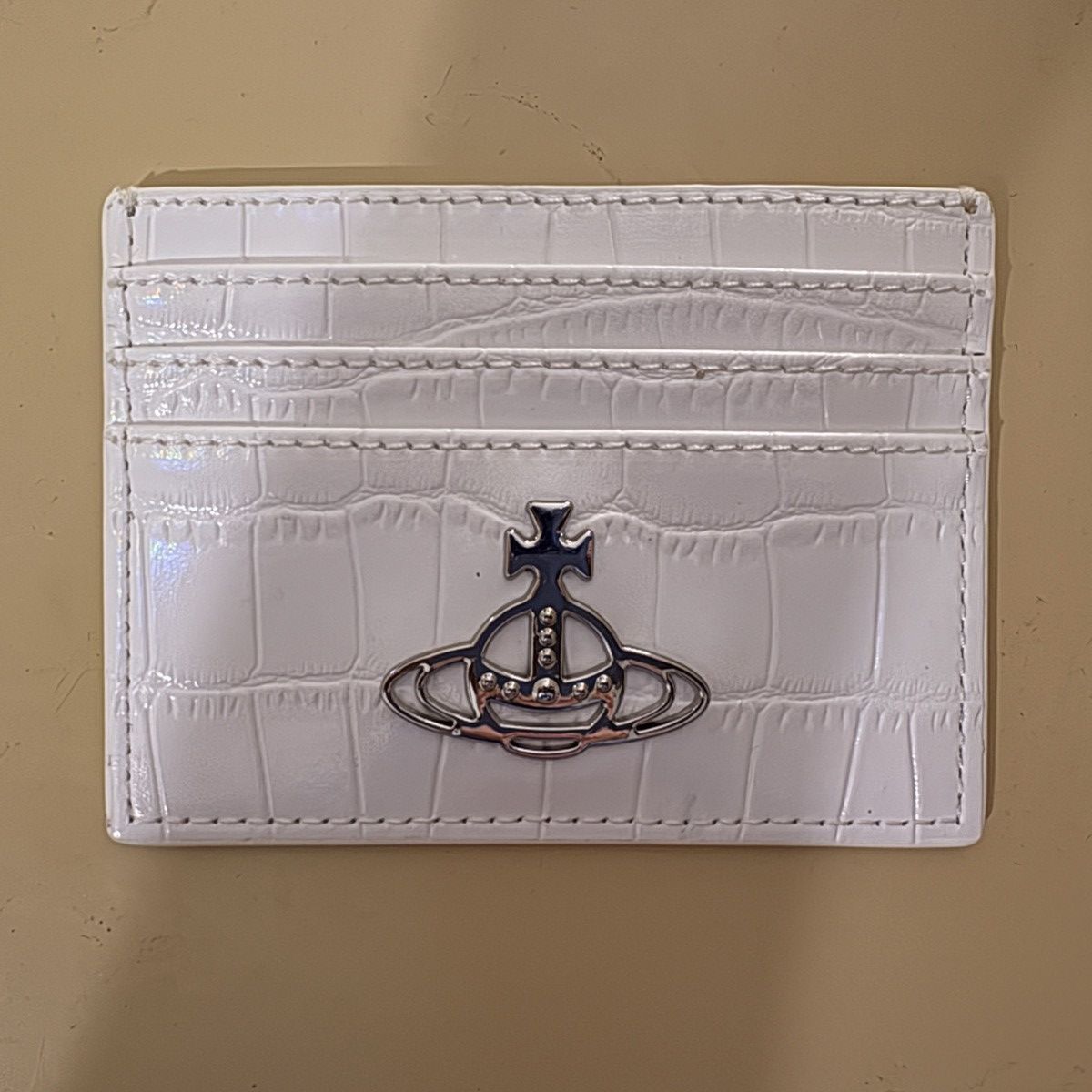 Vivienne Westwood vivienne westwood white leather and silver cardholder Size ONE SIZE - 3 Thumbnail
