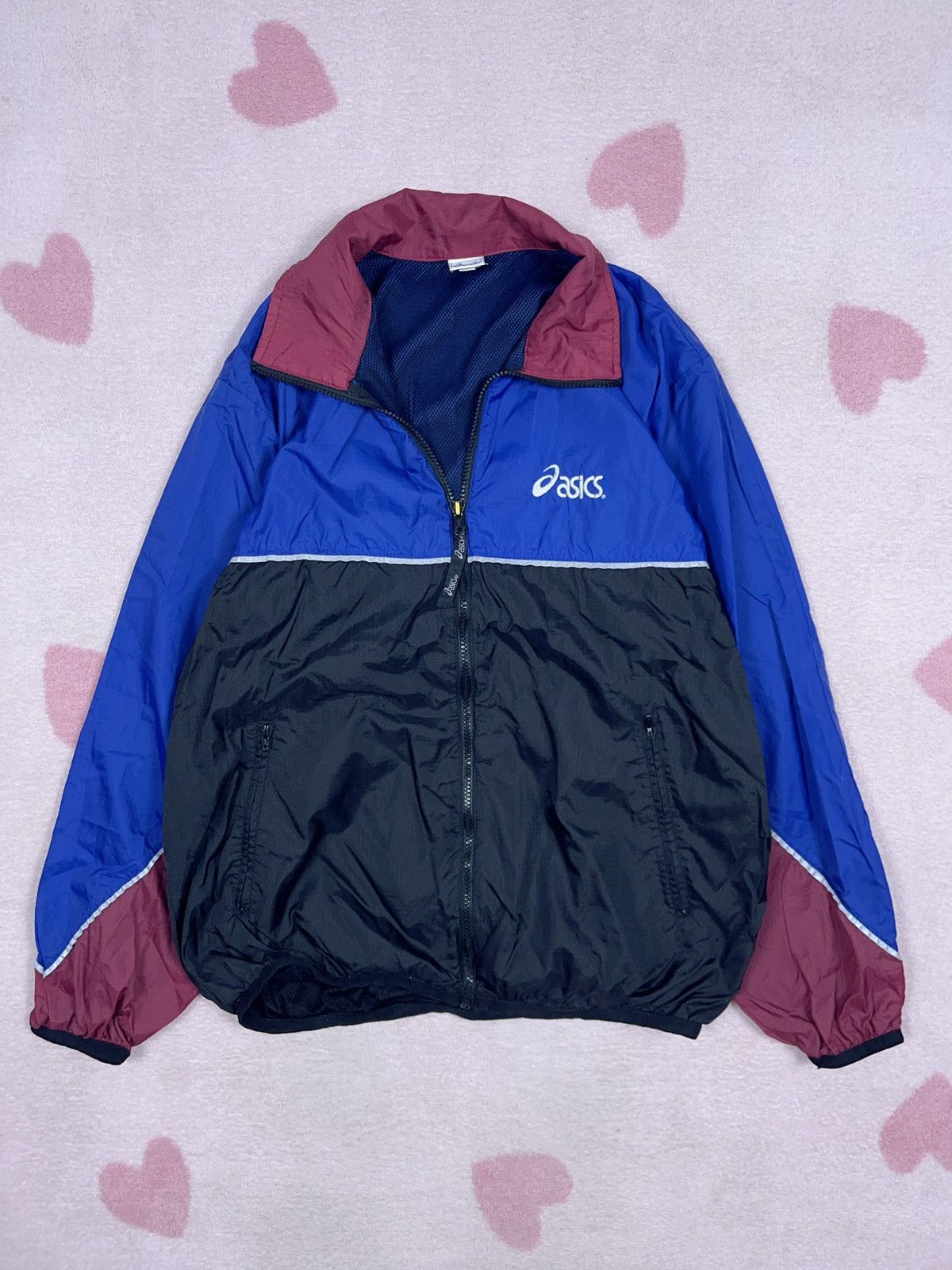 Asics × Vintage ➕ 90s vintage ASICS running light boxy jacket 3m tape Size US M / EU 48-50 / 2 - 2 Thumbnail