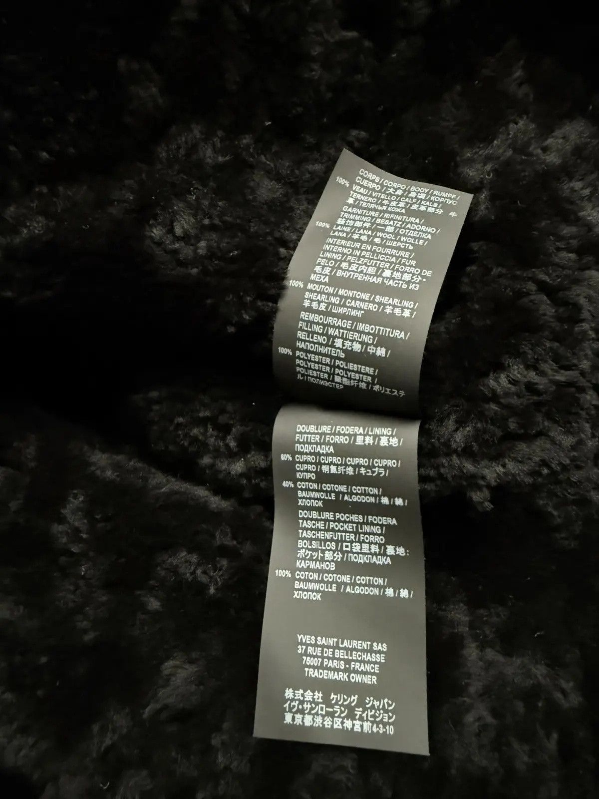 Saint Laurent Paris FW19 Saint Laurent shearling leather MA-1 bomber jacket Size US M / EU 48-50 / 2 - 9 Thumbnail