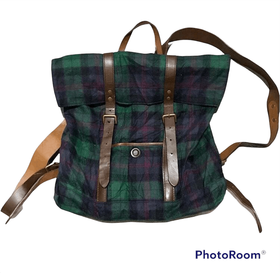 Genuine Leather Bybyo Wool Leather Backpack Size ONE SIZE - 1 Thumbnail