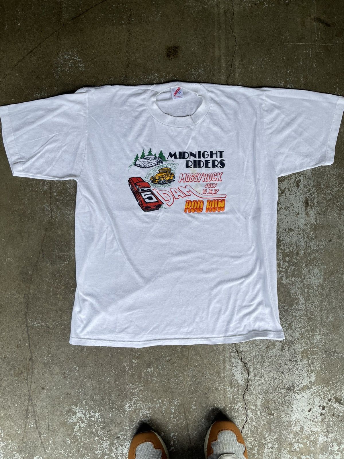 Vintage Vintage 80s Hot Rod Car Shirt Size US XL / EU 56 / 4 - 4 Thumbnail