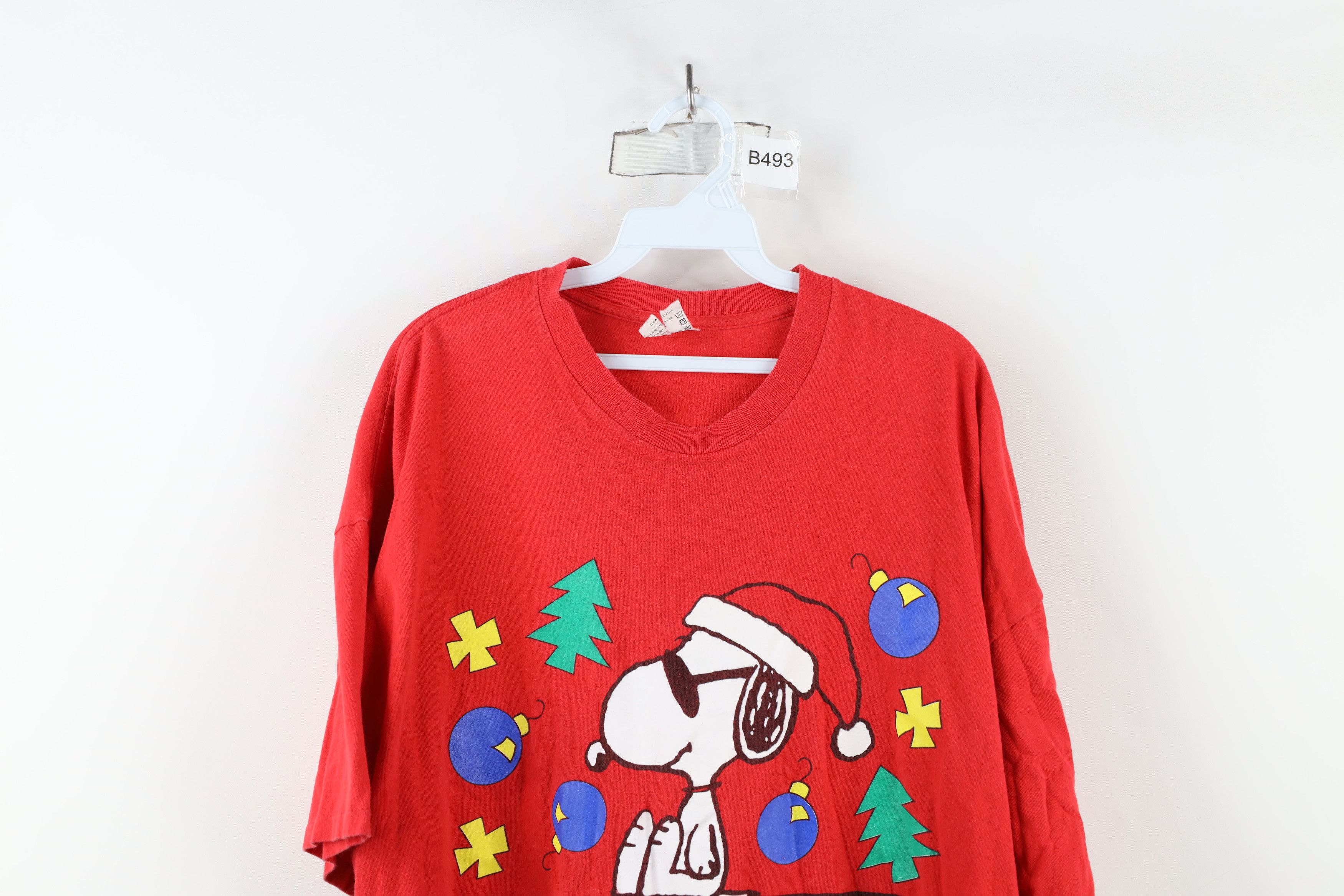 Vintage Vintage 90s Peanuts Charlie Brown Cool Snoopy Sleep T-Shirt Size US XXL / EU 58 / 5 - 2 Thumbnail