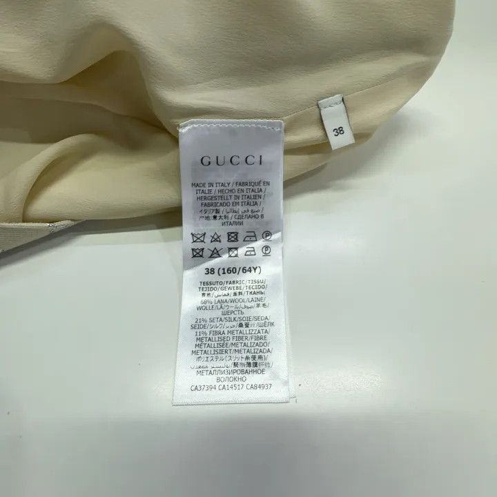 Gucci Gucci Gucci FW21 GG Mini Satin Skirt in Yellow -2506 Size US 38 / EU 54 - 6 Thumbnail