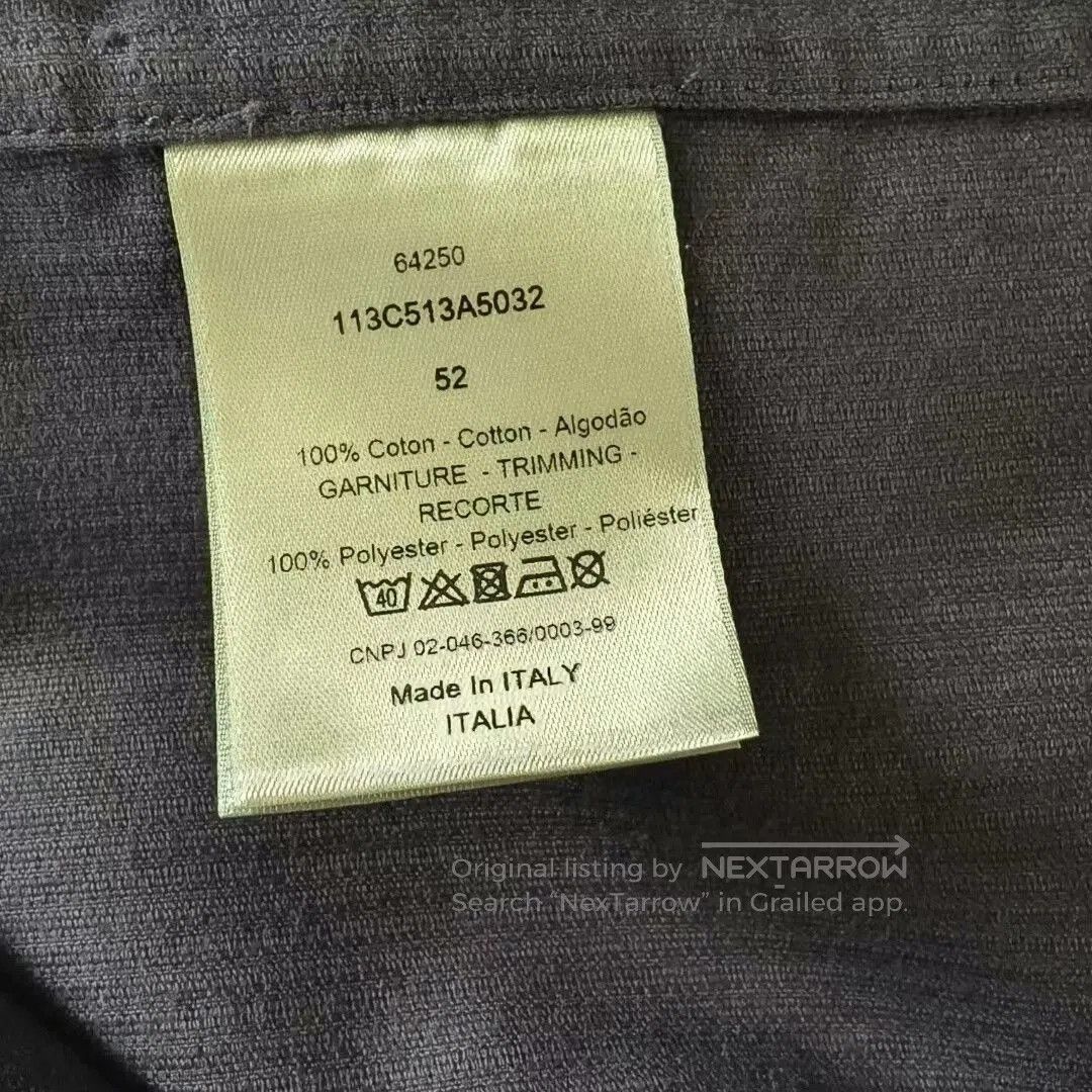 Dior oblique patch embroidered corduroy shirt. Size US L / EU 52-54 / 3 - 4 Thumbnail