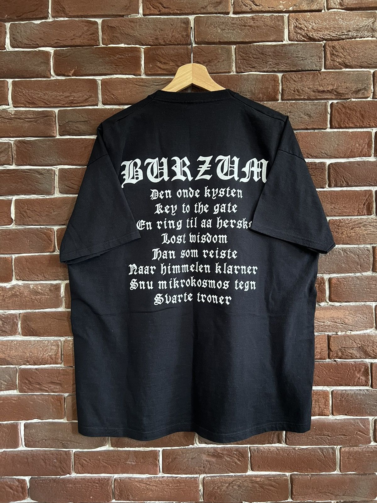 Band Tees Rare Burzum Det Som Black Metal Tshirt XXL Kanye opium Size US XXL / EU 58 / 5 - 2 Thumbnail