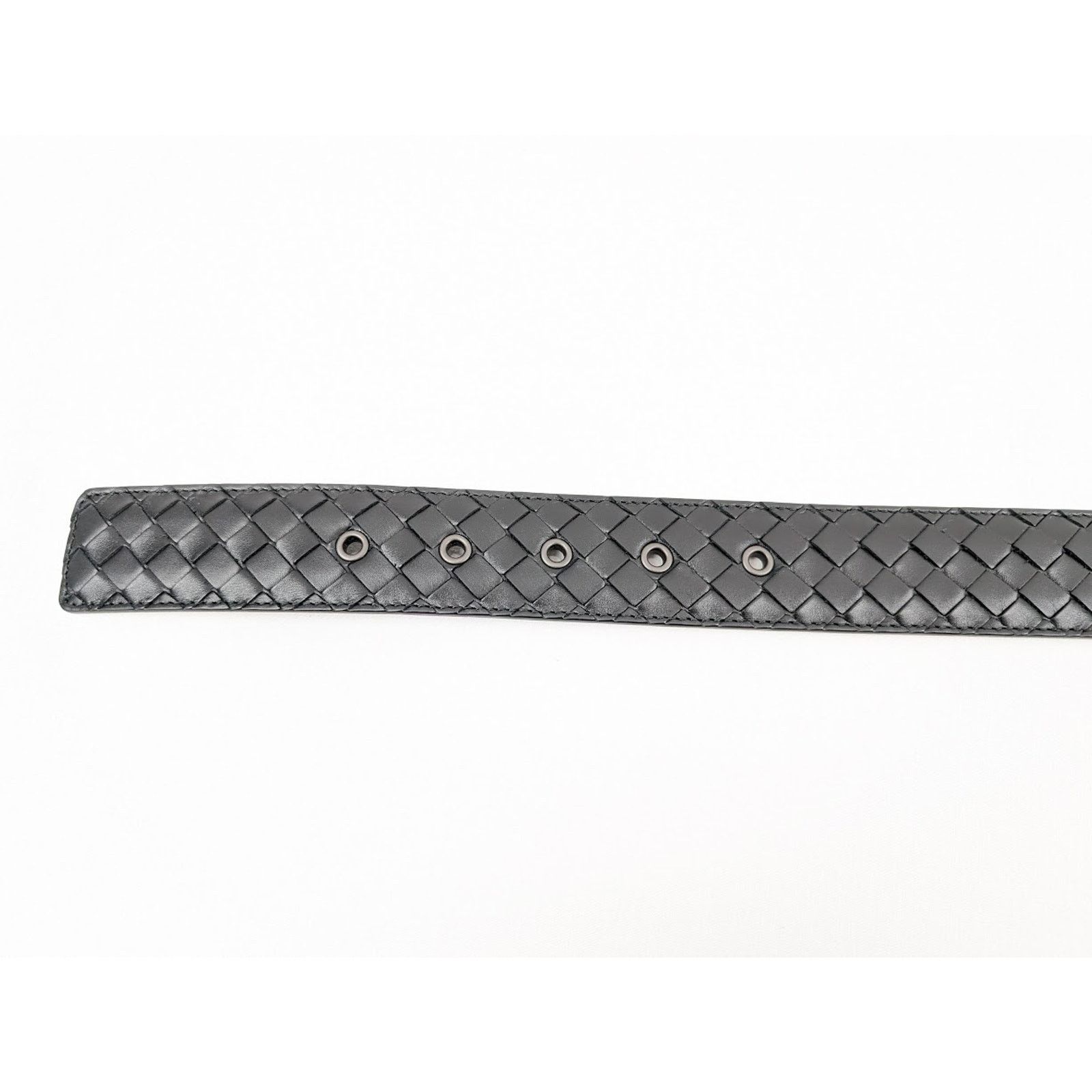 Bottega Veneta o1rshd1 Size: 105 / Intrecciato Belt in Black Size 40 - 13 Thumbnail