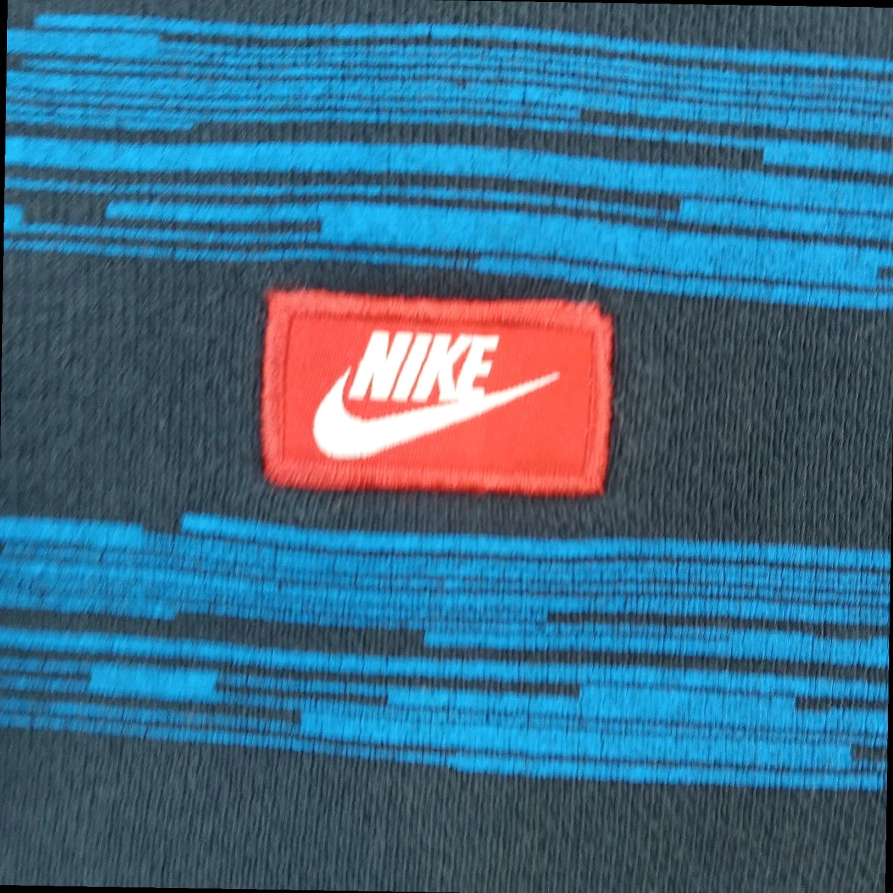 Nike Nike Blue Striped Long Sleeve Sweatshirt Womens Large Pullover Gym Size L / US 10 / IT 46 - 6 Thumbnail