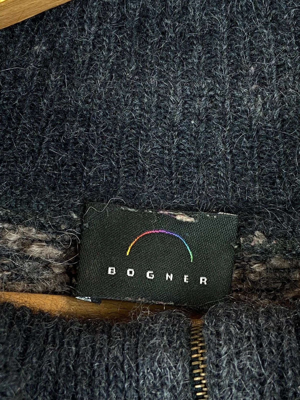 Bogner Bogher Grey Knit / Cozy Grandma Minimal (L) Size L / US 10 / IT 46 - 4 Thumbnail