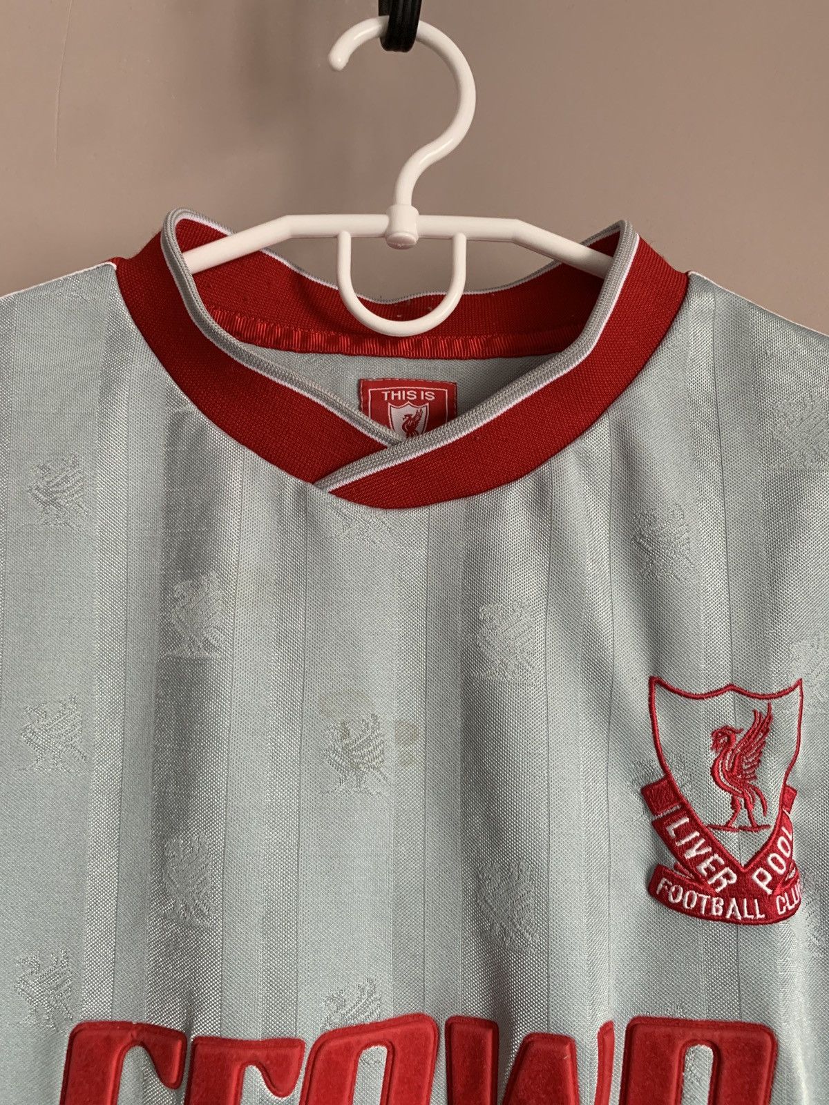 Vintage Liverpool 1987 1988 away soccer jersey Retro Style Soccer M Size US M / EU 48-50 / 2 - 4 Thumbnail