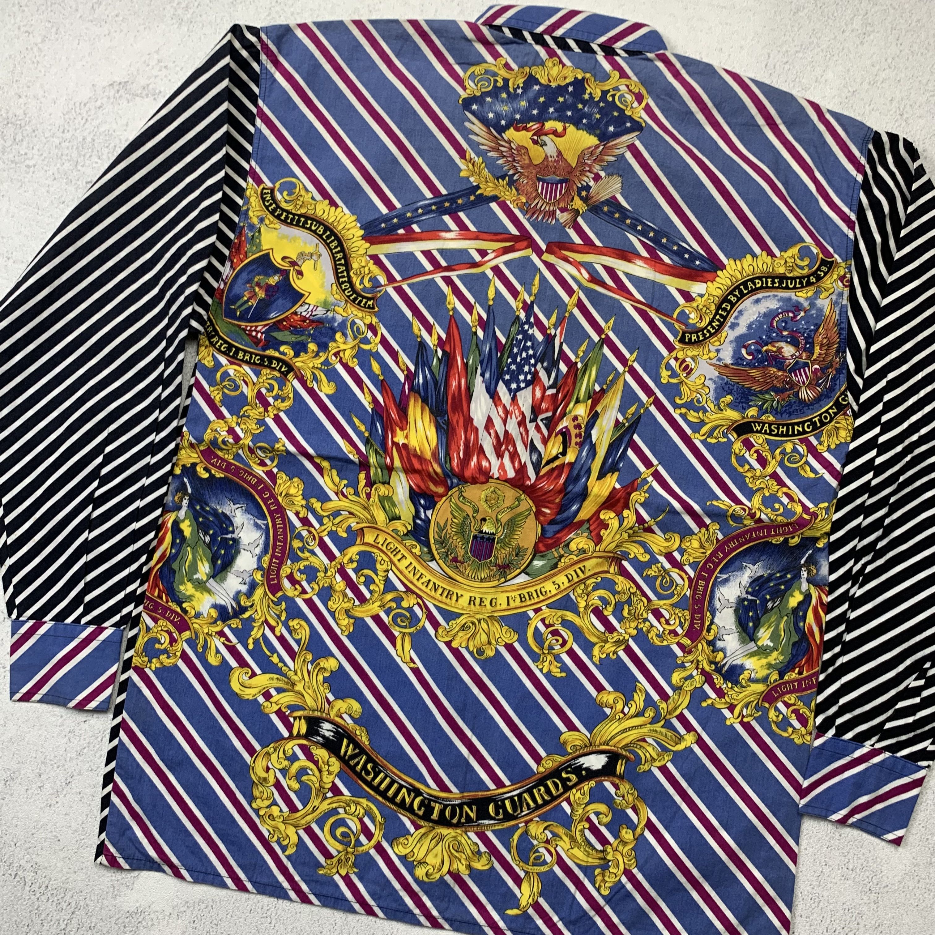 Versace Vintage Versace Jeans Couture Button Up Shirt Size US S / EU 44-46 / 1 - 2 Thumbnail
