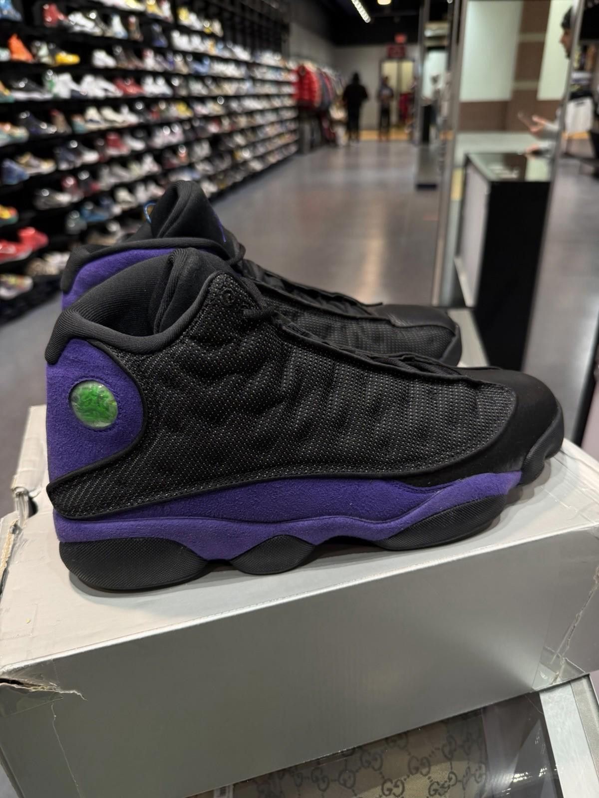 Jordan Brand Jordan Retro 13 Sneakers Black and Purple Size 13 Size US 13 / EU 46 - 6 Thumbnail