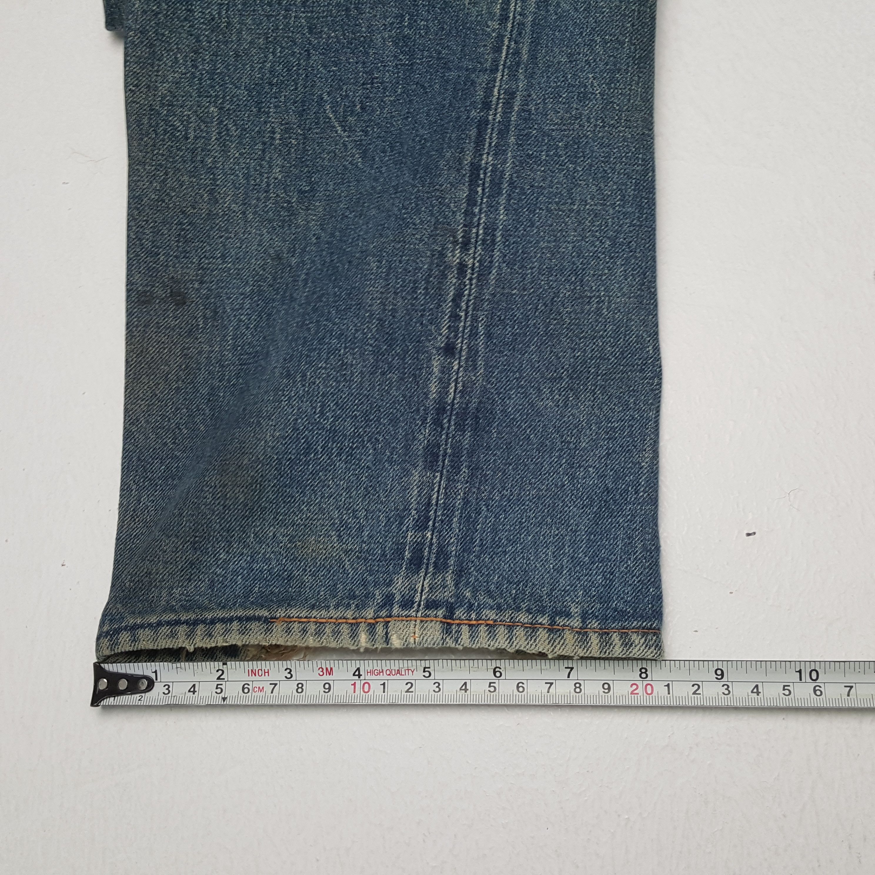 Evisu × Japanese Brand × Vintage Vintage EVISU Japanese Brand Daicock Custom Distressed Jeans Size US 31 - 11 Thumbnail