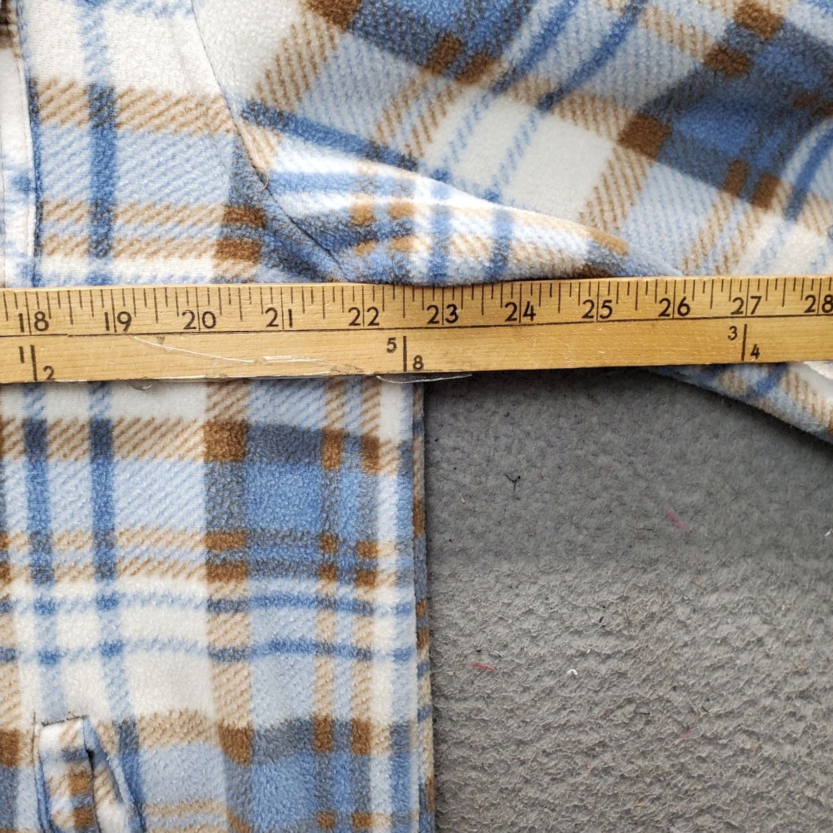 Vintage Sage Collective Jacket Womens L Multi Plaid Sherpa Lined Soft Fleece Shacket Collared Size L / US 10 / IT 46 - 4 Thumbnail