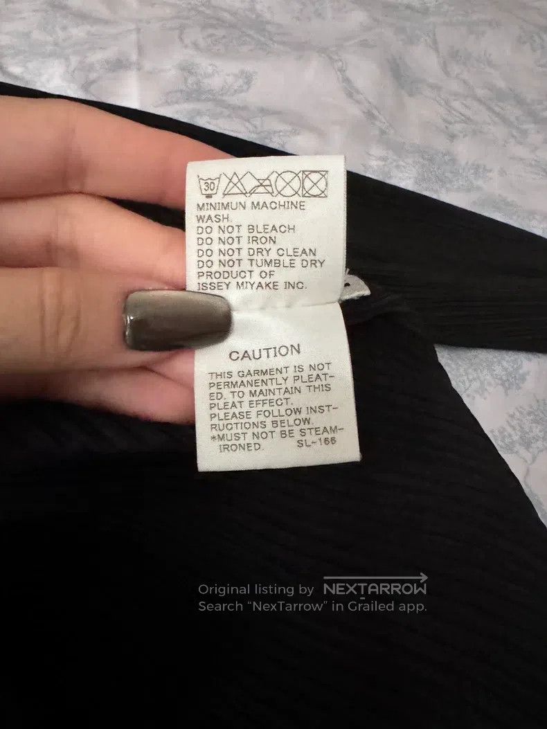 Issey Miyake Issey Miyake Black Pleated Cardigan Size M / US 6-8 / IT 42-44 - 9 Thumbnail