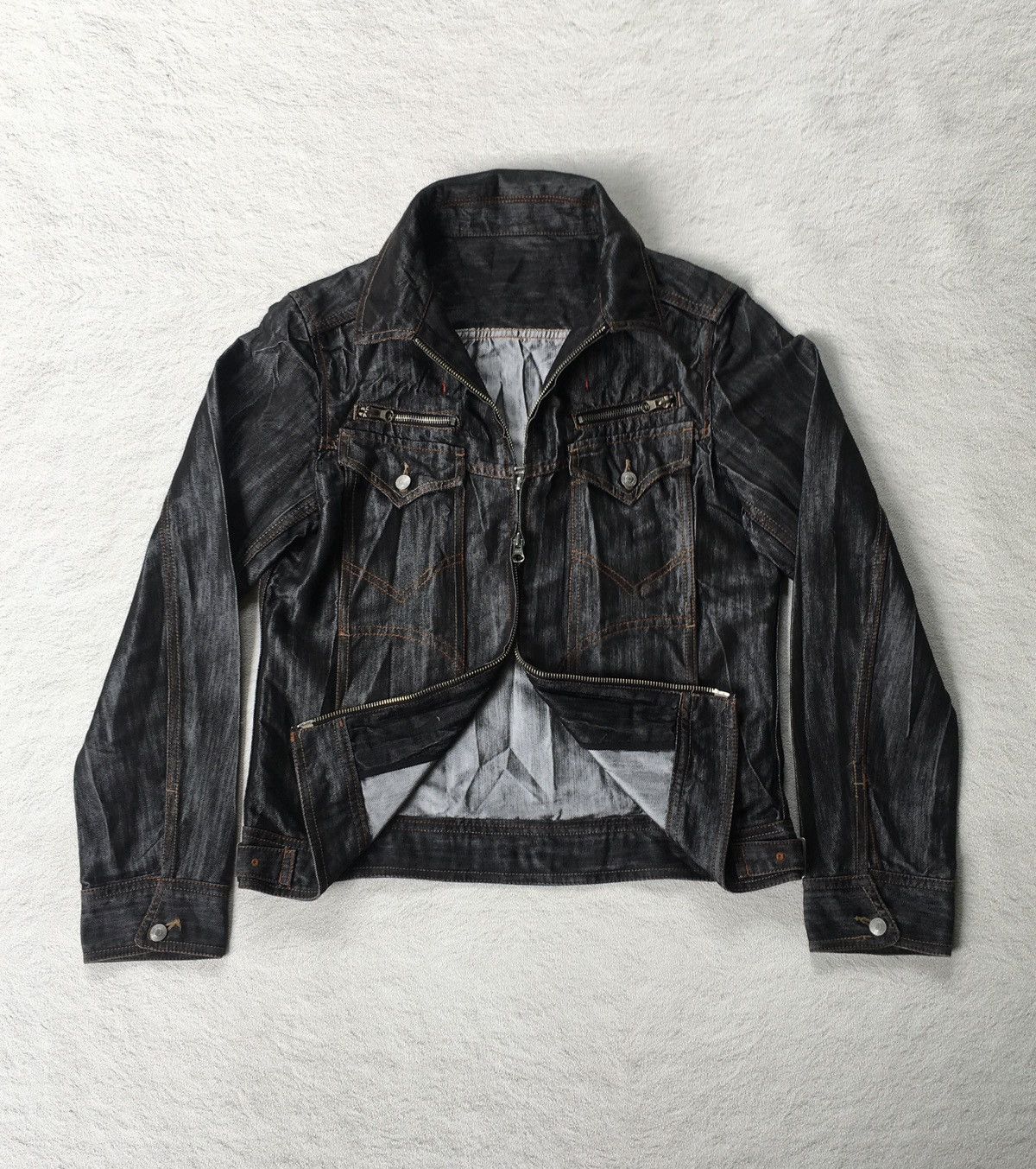 Tornado Mart Semantic Design Denim Jacket Size US M / EU 48-50 / 2 - 1 Thumbnail