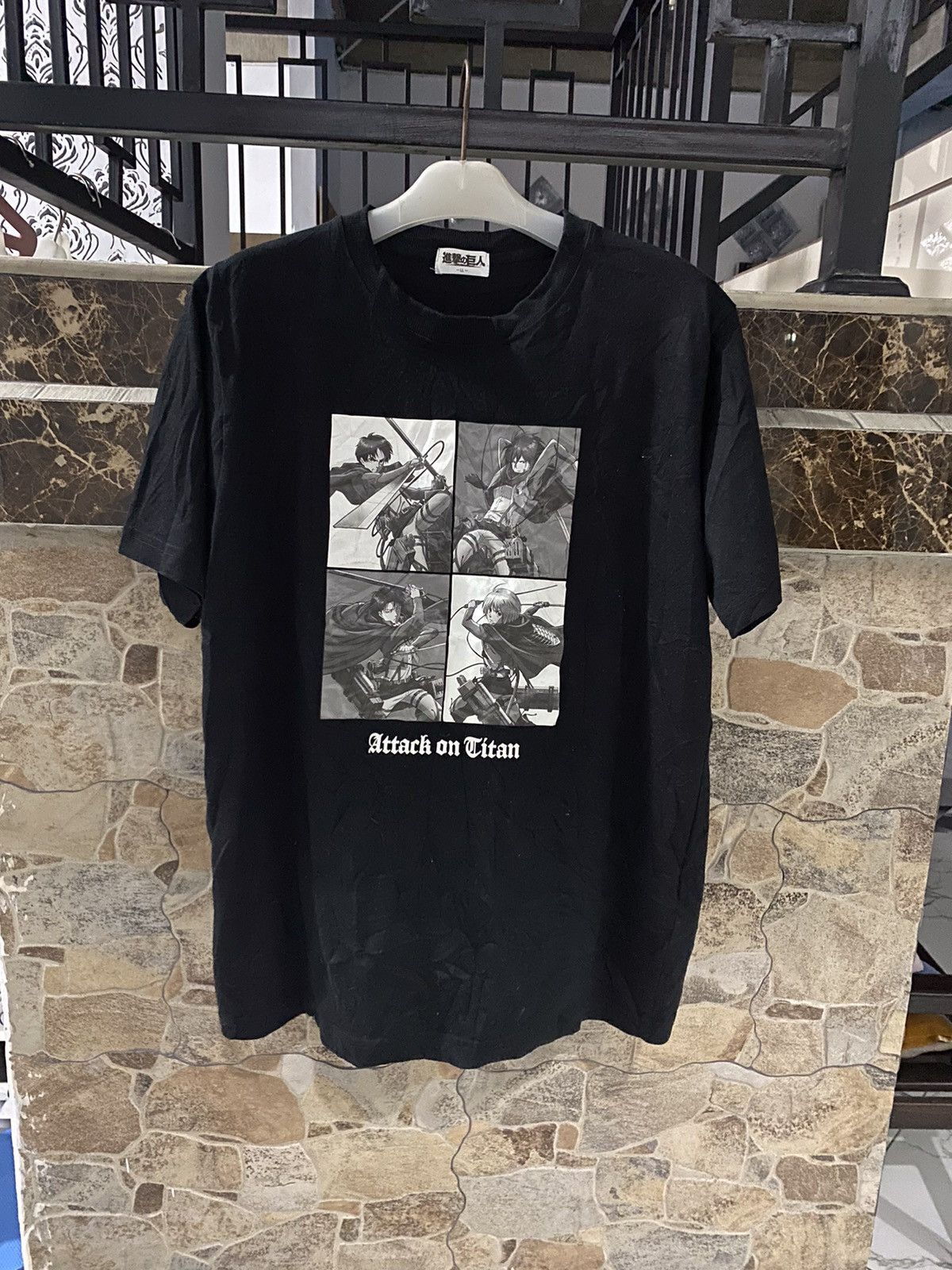Cartoon Network × Japanese Brand × Vintage Tshirt attack on titan official all character Size US L / EU 52-54 / 3 - 1 Thumbnail