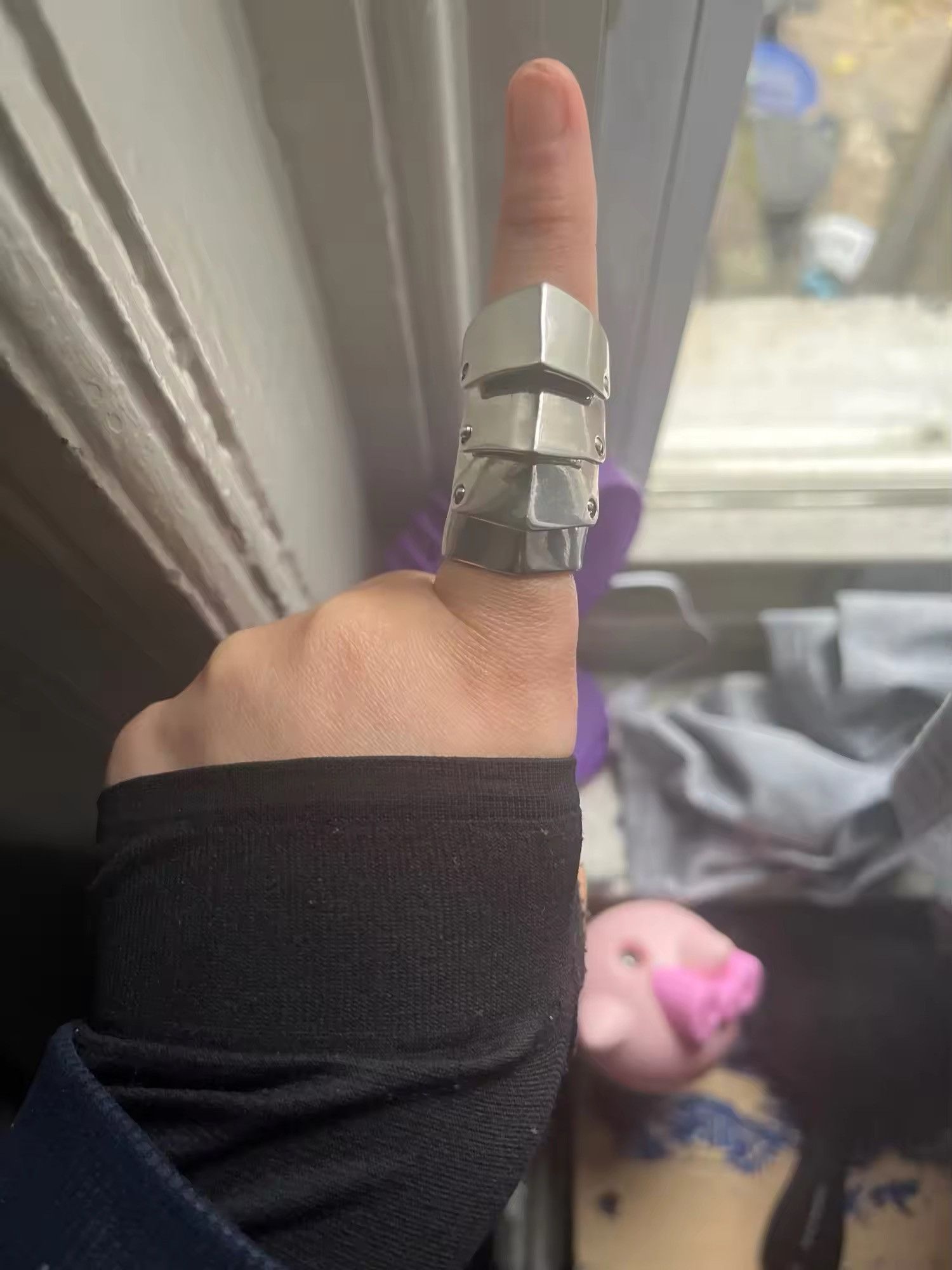 Jewelry × Vintage Cosplay Oosaki Nana Metal Armor Ring Size ONE SIZE - 4 Thumbnail