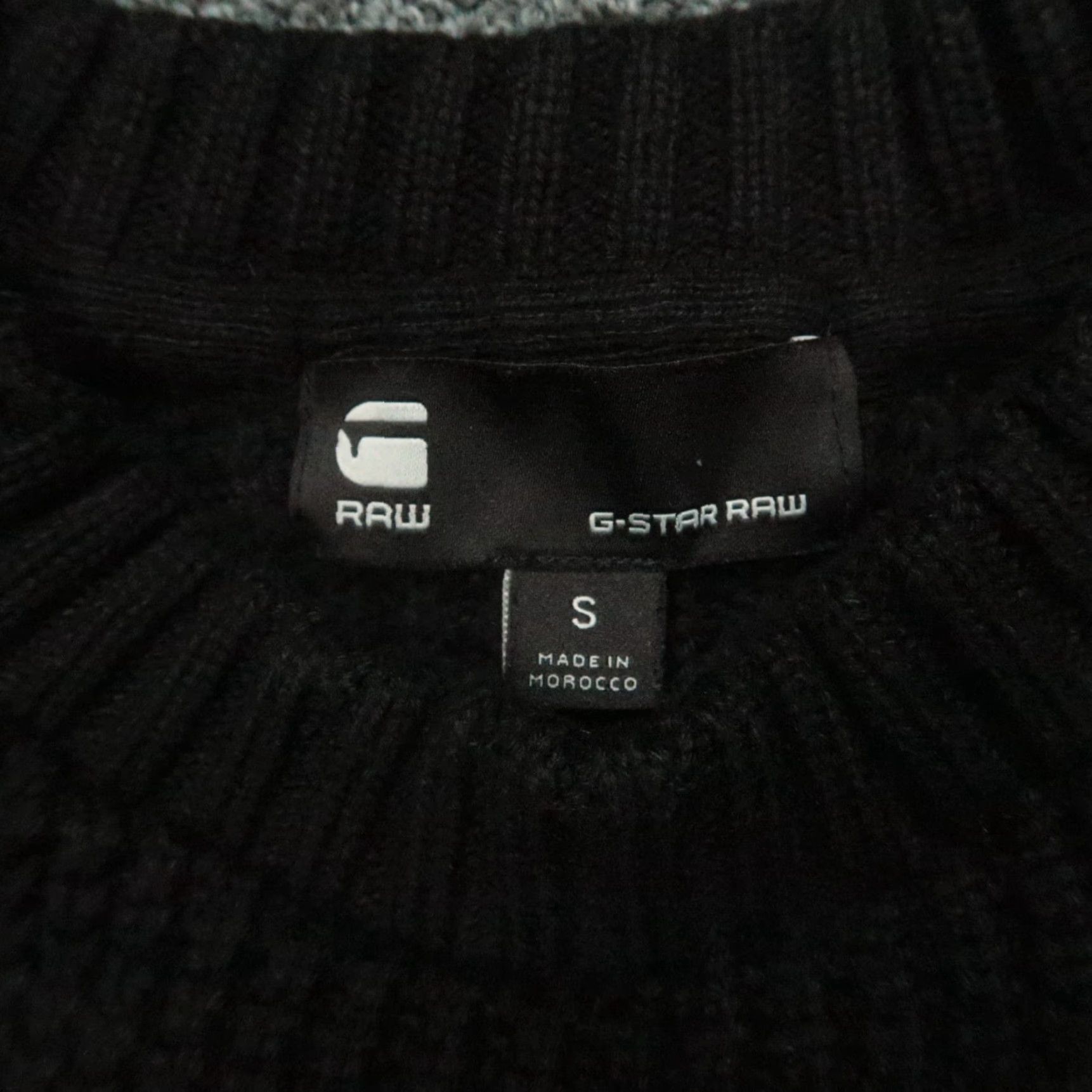 Vintage G Star Mens Sweater Knits Black Heavyweight Crew Neck Long Sleeve Pullover Knit Cotton Polyester Regular Size S Modern Casual Size US S / EU 44-46 / 1 - 3 Thumbnail