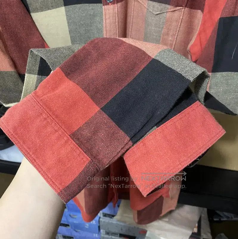 Burberry Burberry Red Cotton Long Sleeve Shirt. Size US S / EU 44-46 / 1 - 4 Thumbnail