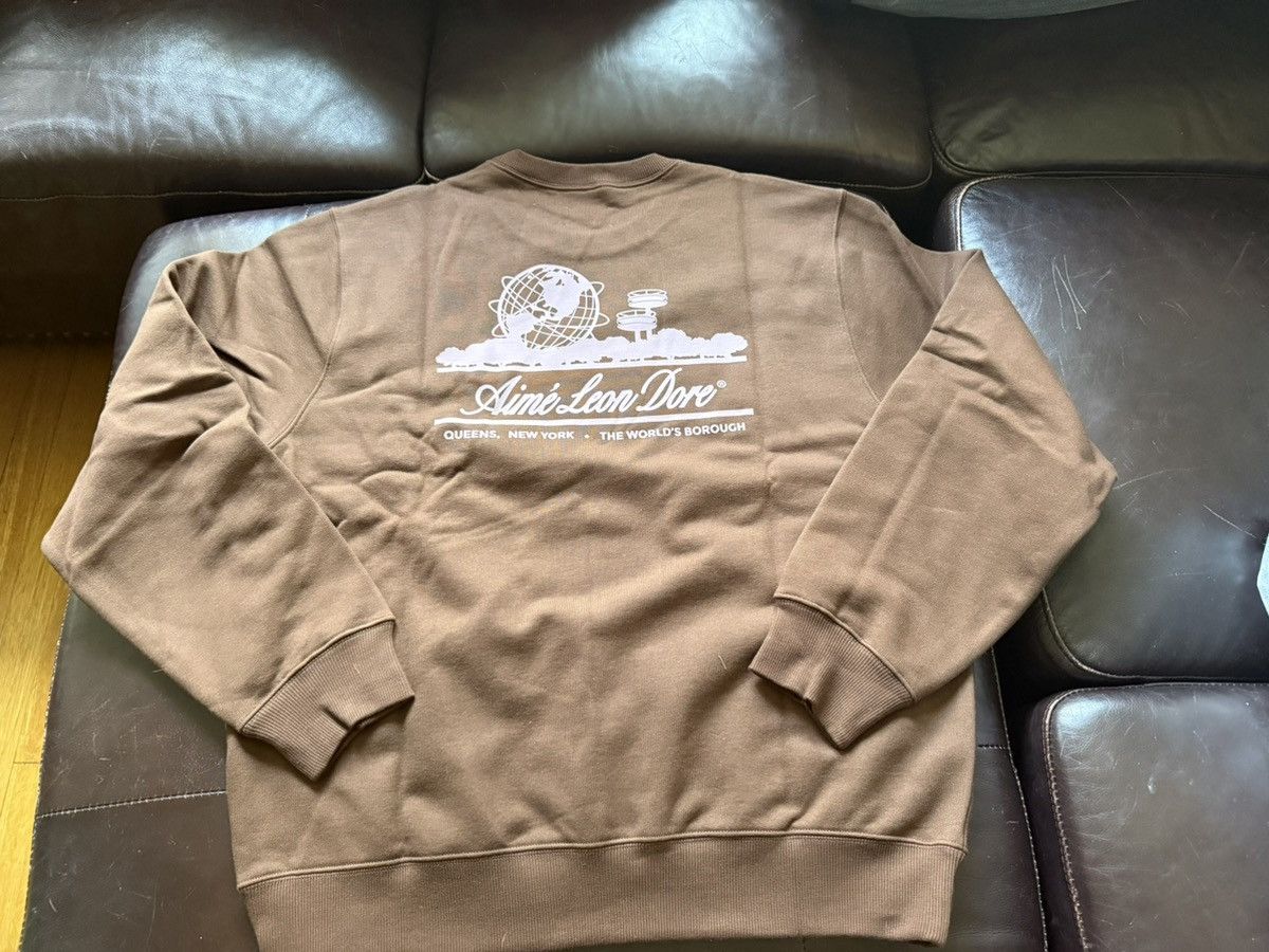 Aime Leon Dore Aime Leon Dore ALD Unisphere Crewneck Brown Sweatshirt XL Size US XL / EU 56 / 4 - 6 Thumbnail