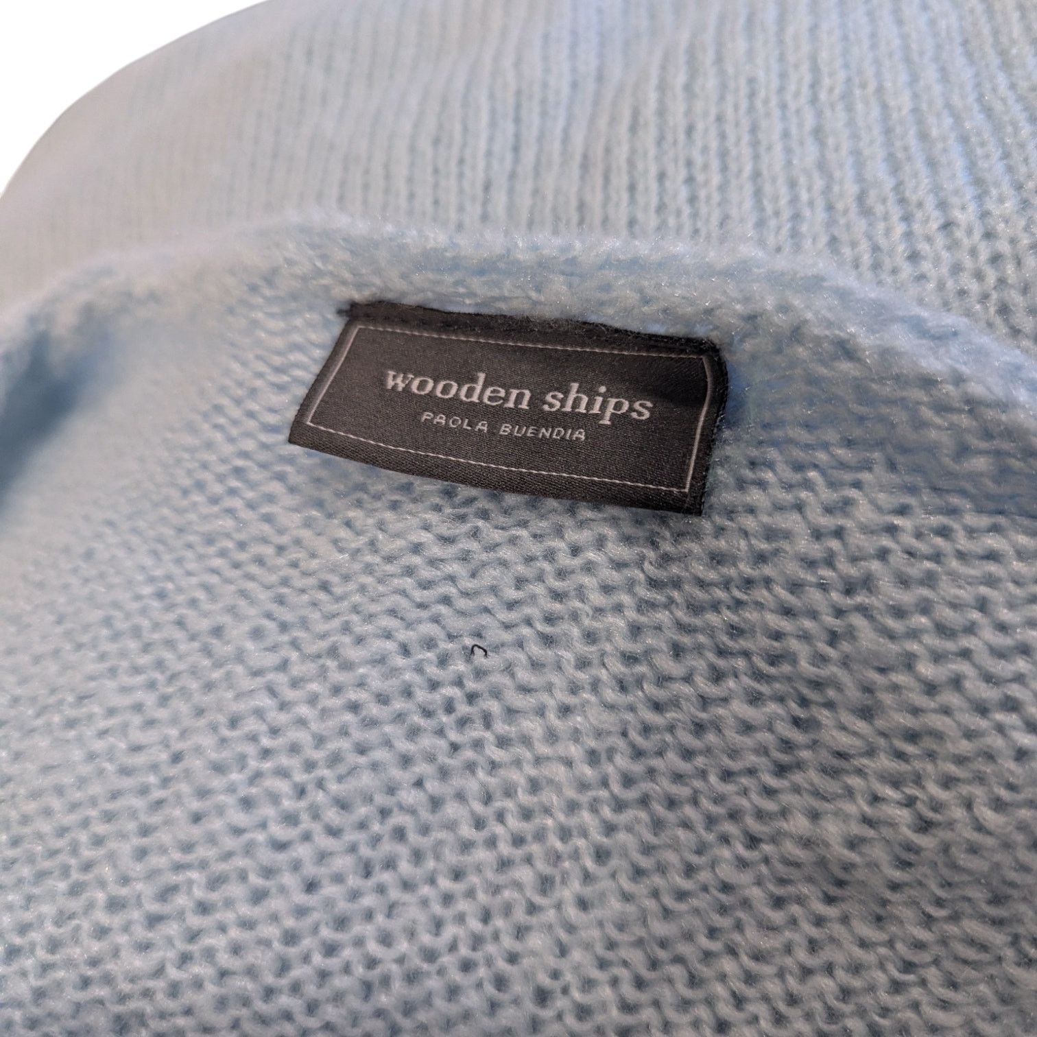 Other Wooden Ships Champange Please Mohair Wool Knit Sweater S/M Size S / US 4 / IT 40 - 5 Thumbnail