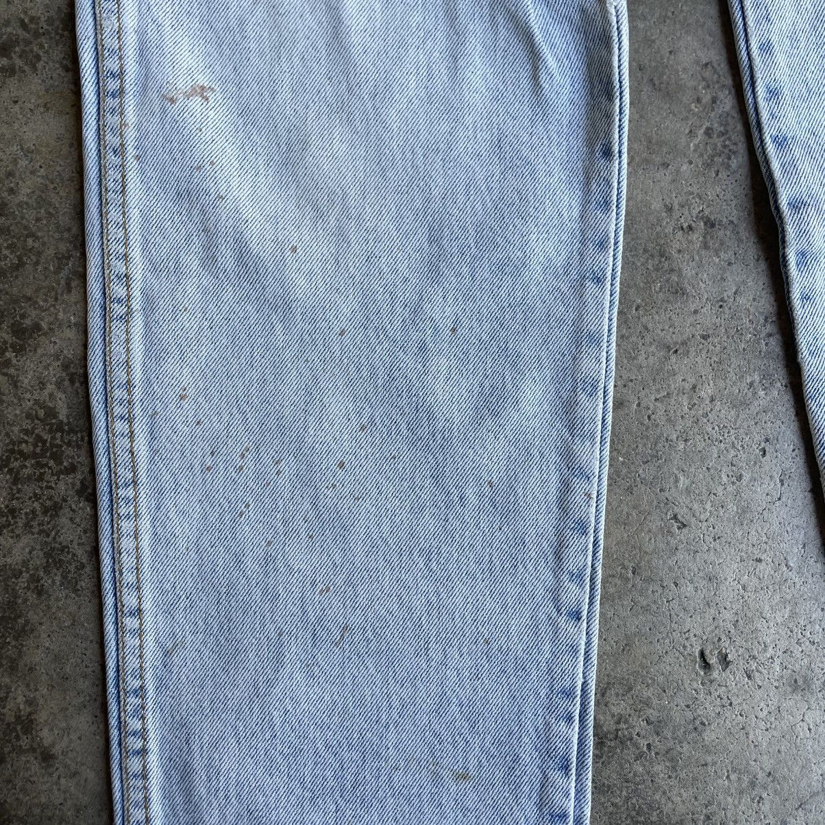 Wrangler 🔥Vintage Wrangler Stoned Washed Ripped Distress Denim Jeans Size US 29 - 8 Thumbnail
