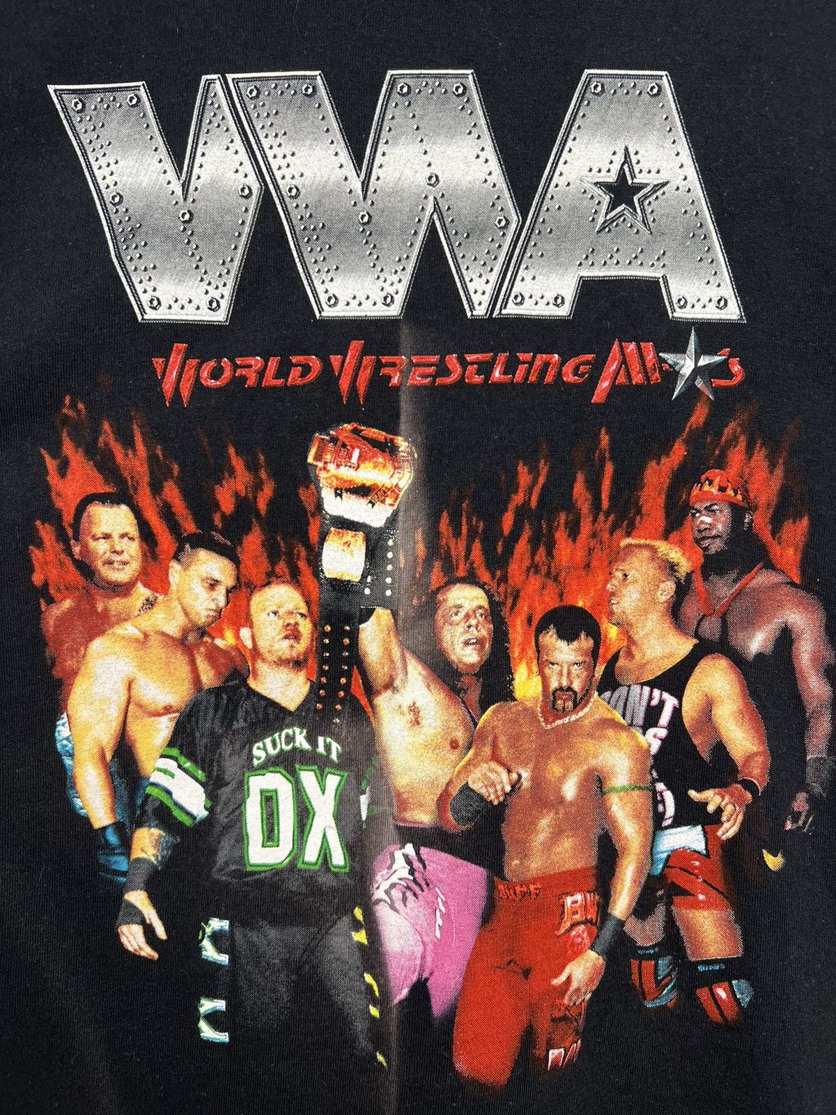 Vintage × WWE × WWF WWA World Wrestling All Stars 2001 T Shirt XL Bret Hart Road Size US XL / EU 56 / 4 - 6 Thumbnail