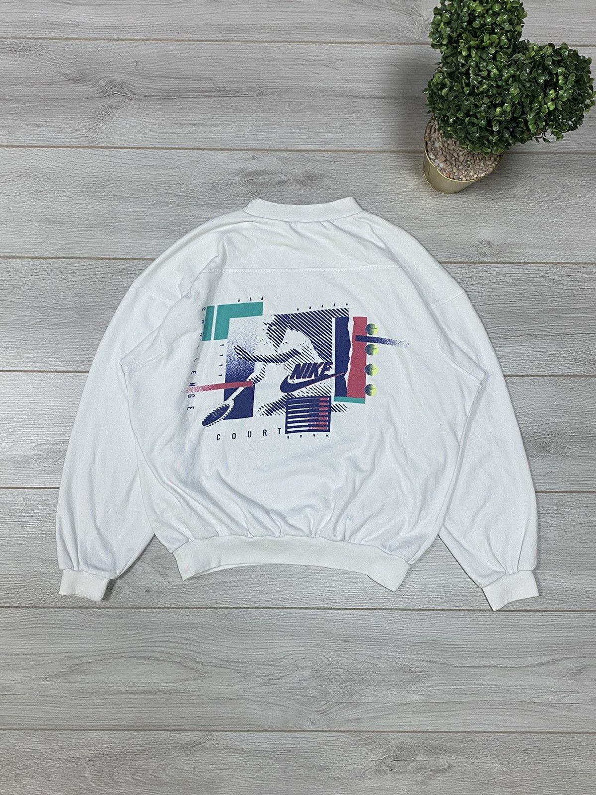 Nike challenge court sweatshirt hotsell
