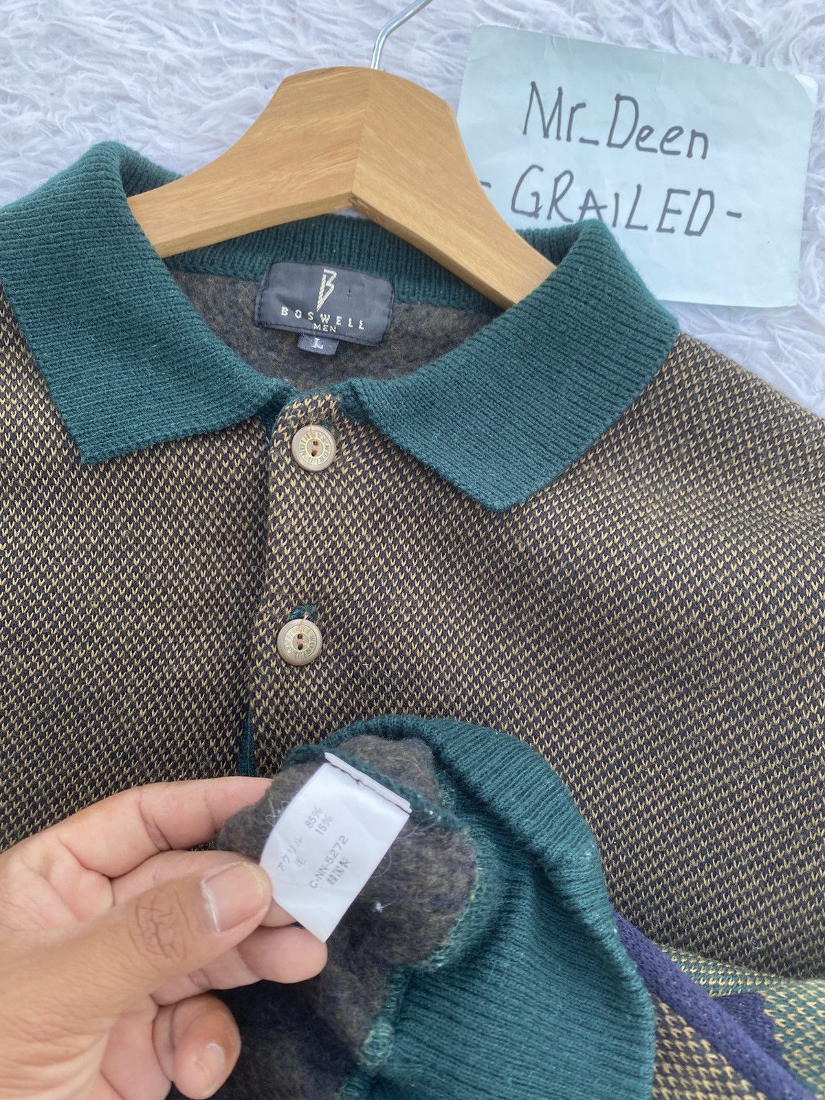 Vintage Rare Vintage Boswell Men Golf Sweater Size US M / EU 48-50 / 2 - 12 Thumbnail