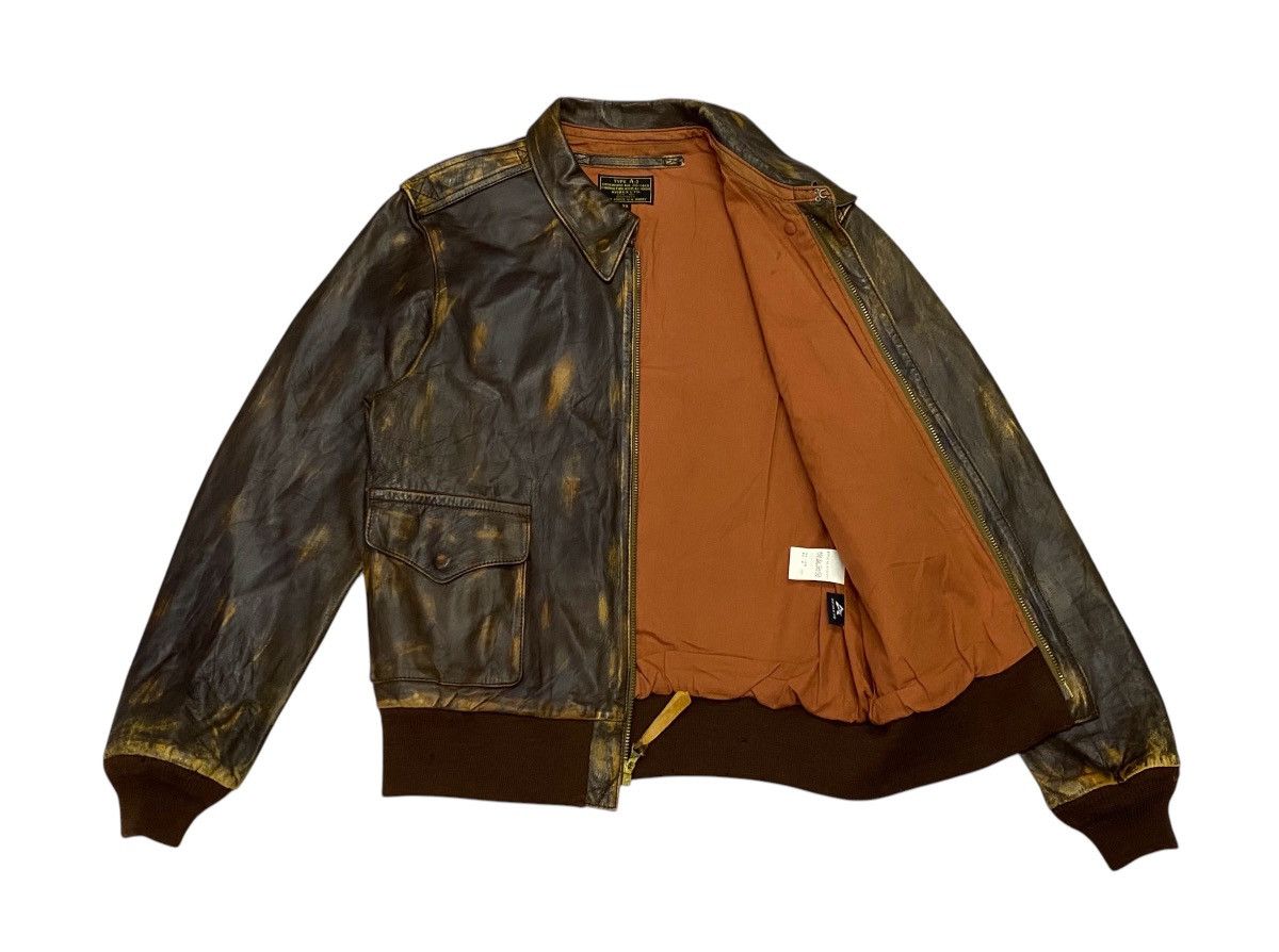 Avirex Avirex Type A-2 Leather Bomber Jacket Size US M / EU 48-50 / 2 - 11 Thumbnail