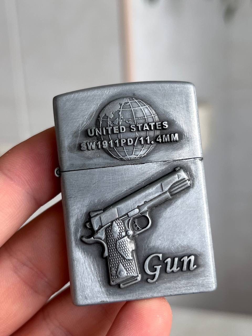 Japanese Brand × Vintage Y2K ELEGANCE PISTOL GUN GEOMETRIC METAL PUNK ROCK LIGHTER Size ONE SIZE - 2 Thumbnail