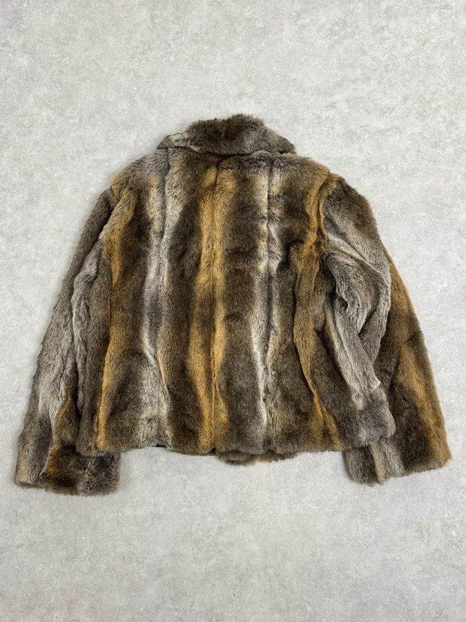Emporio Armani AW2002 Emporio Armani Faux Fur Cozy Jacket Size S / US 4 / IT 40 - 6 Thumbnail