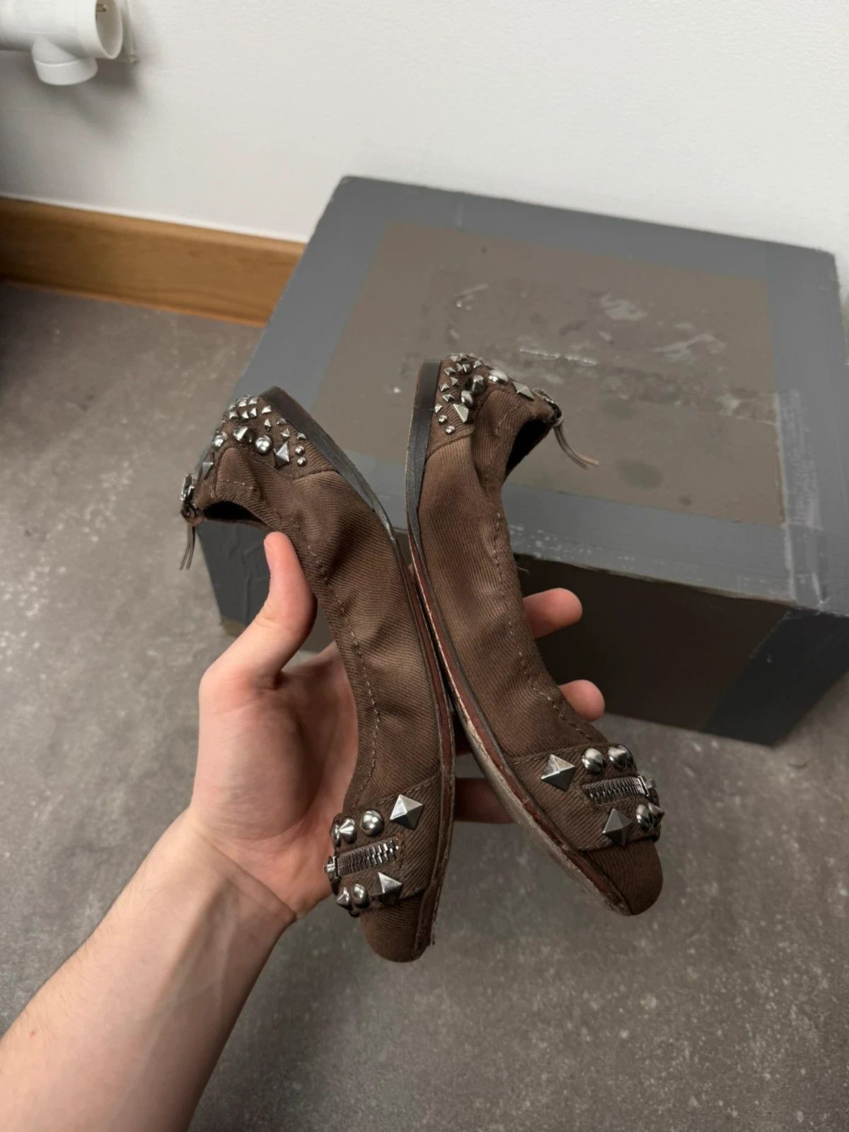 Miu Miu Miu Miu ballerinas ballet 2000s y2k vintage archive Size US 6.5 / IT 36.5 - 12 Thumbnail