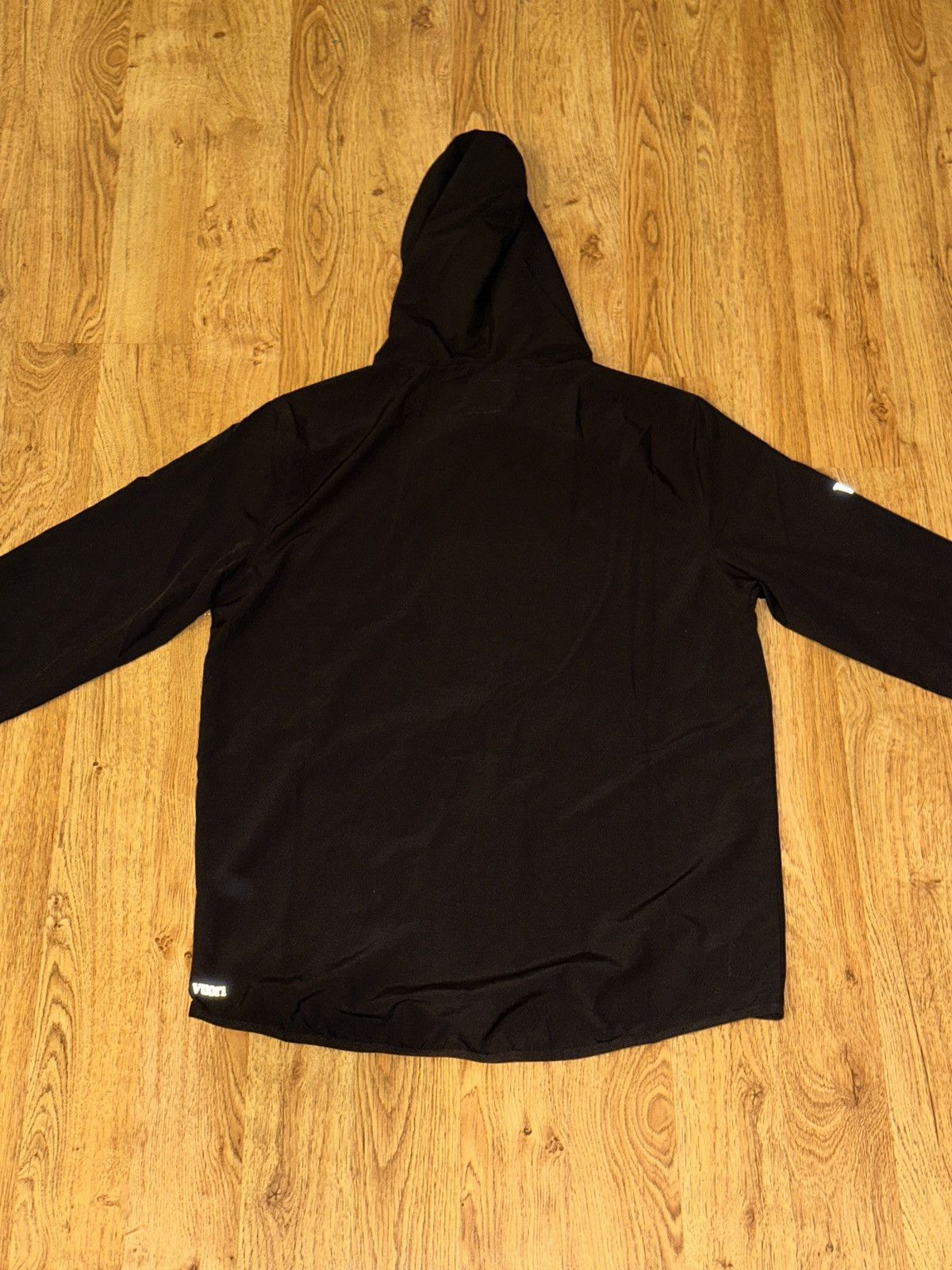 Vuori Vuori Black Hooded Windbreaker Jacket Full Zip Lightweight Size US L / EU 52-54 / 3 - 6 Thumbnail