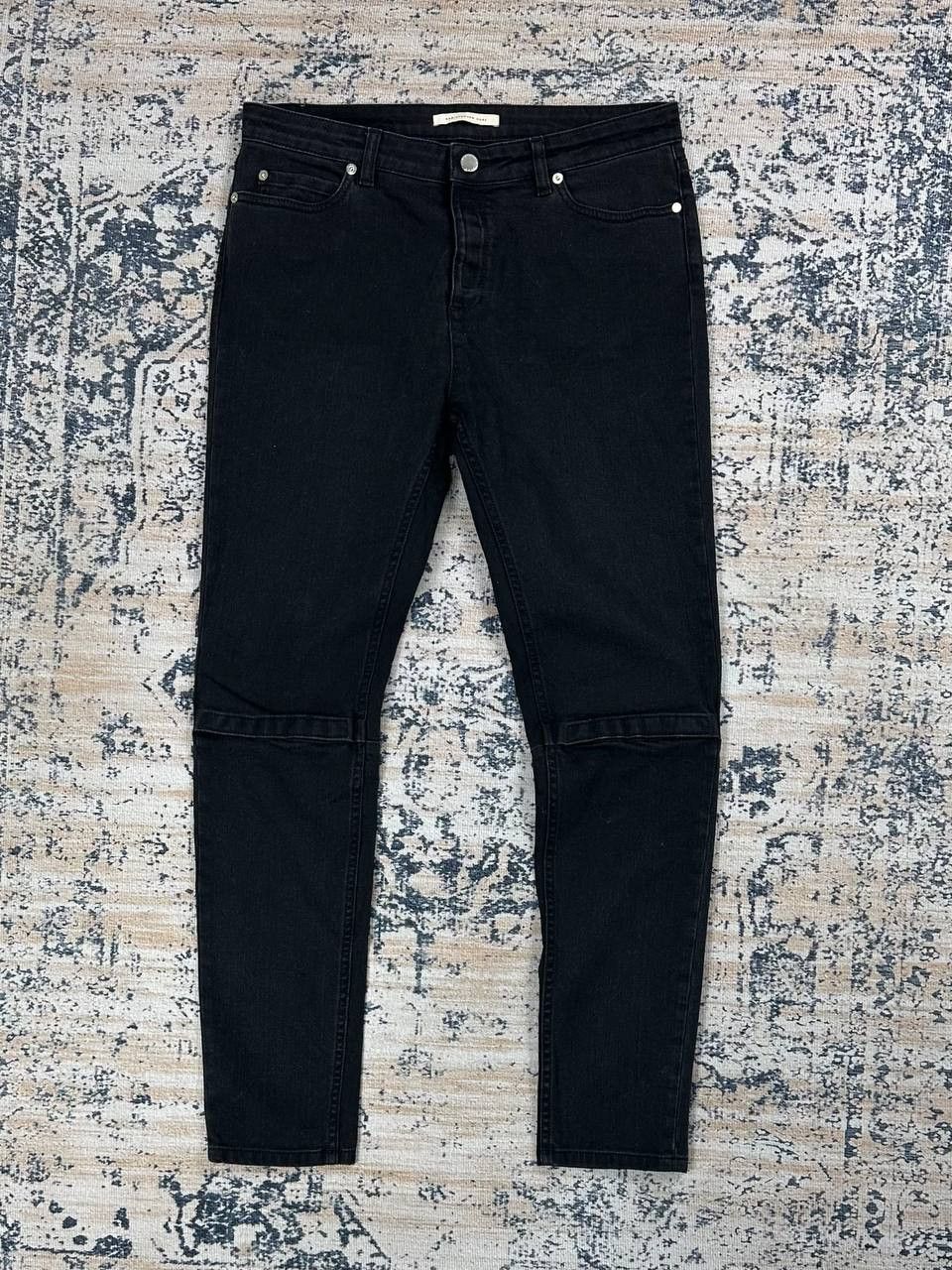 Christopher Kane Christopher Kane Black Denim Avant Garde Jeans Size US 32 / EU 48 - 1 Thumbnail