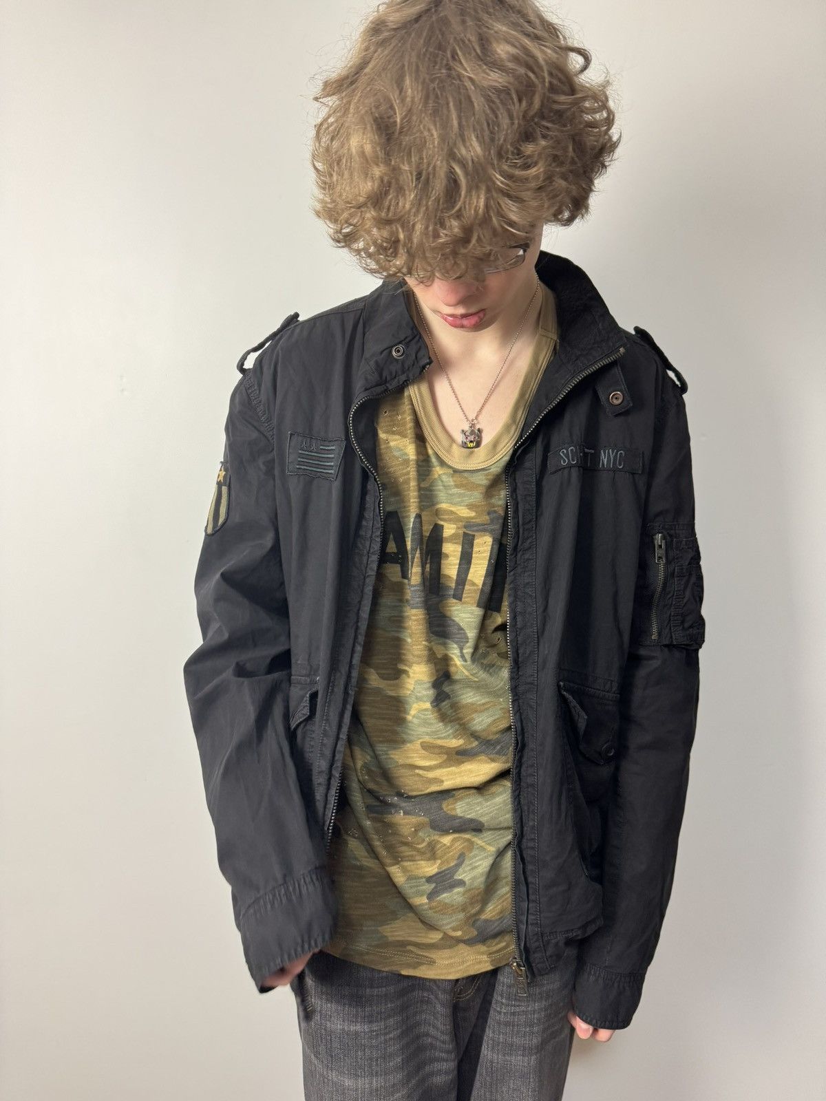 Schott Schott NYC Military Jacket M65 Style Black Archive Style Size US XXL / EU 58 / 5 - 1 Thumbnail