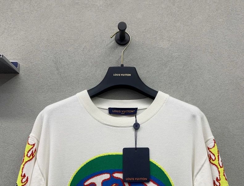 Louis Vuitton Louis Vuitton Baseball fire jacquard round neck short sleev Size US S / EU 44-46 / 1 - 4 Thumbnail