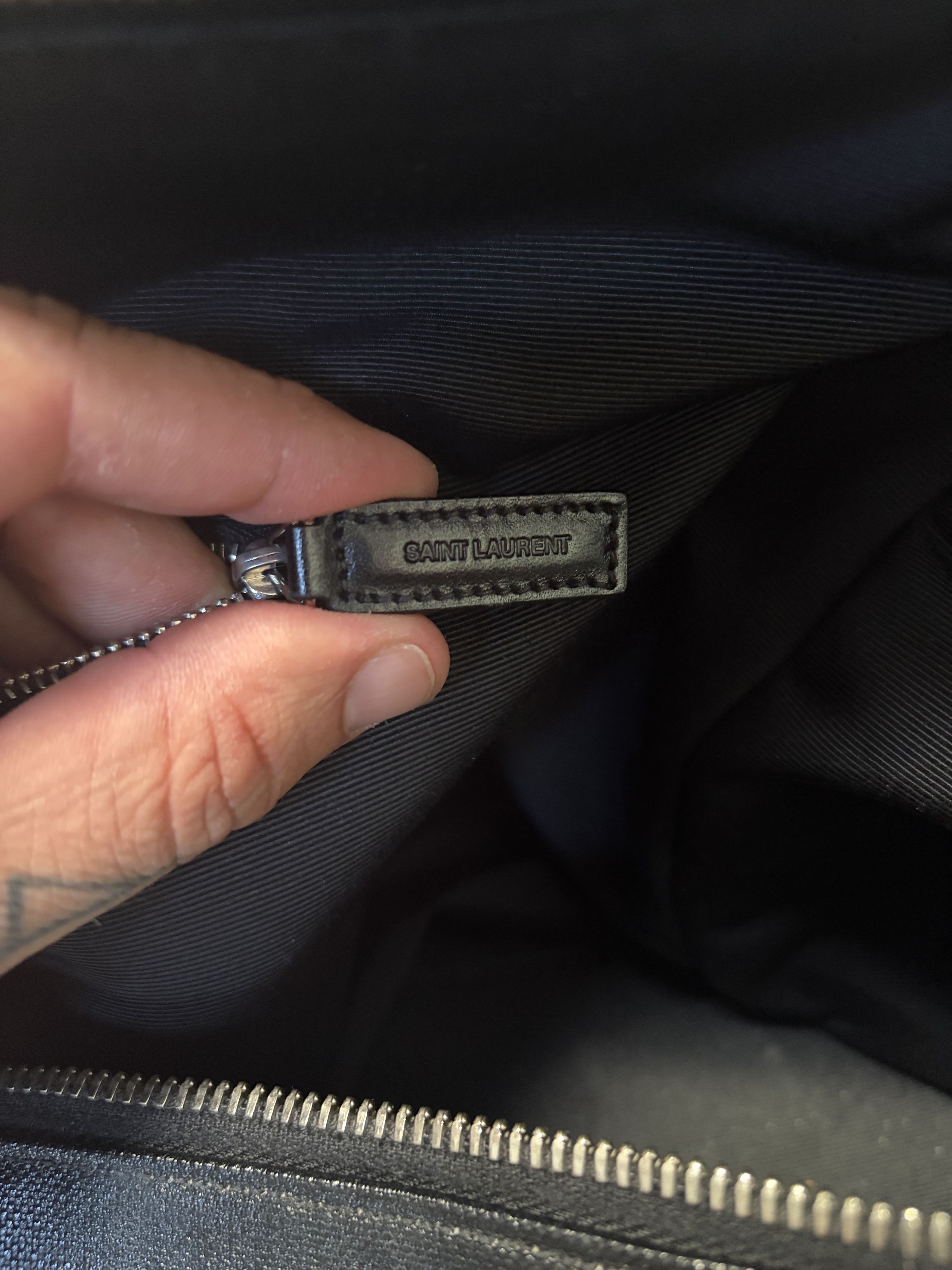 Saint Laurent Paris Leather Weekender bag suitcase Size ONE SIZE - 9 Thumbnail
