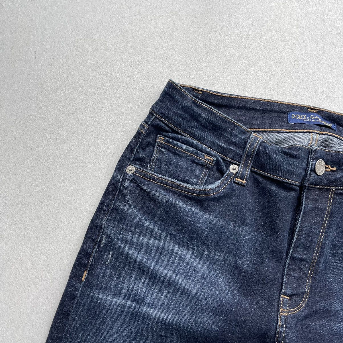 Dolce & Gabbana Dolce & Gabbana Women’s Collection Distressed Straight Jeans Size 28" / US 6 / IT 42 - 4 Thumbnail