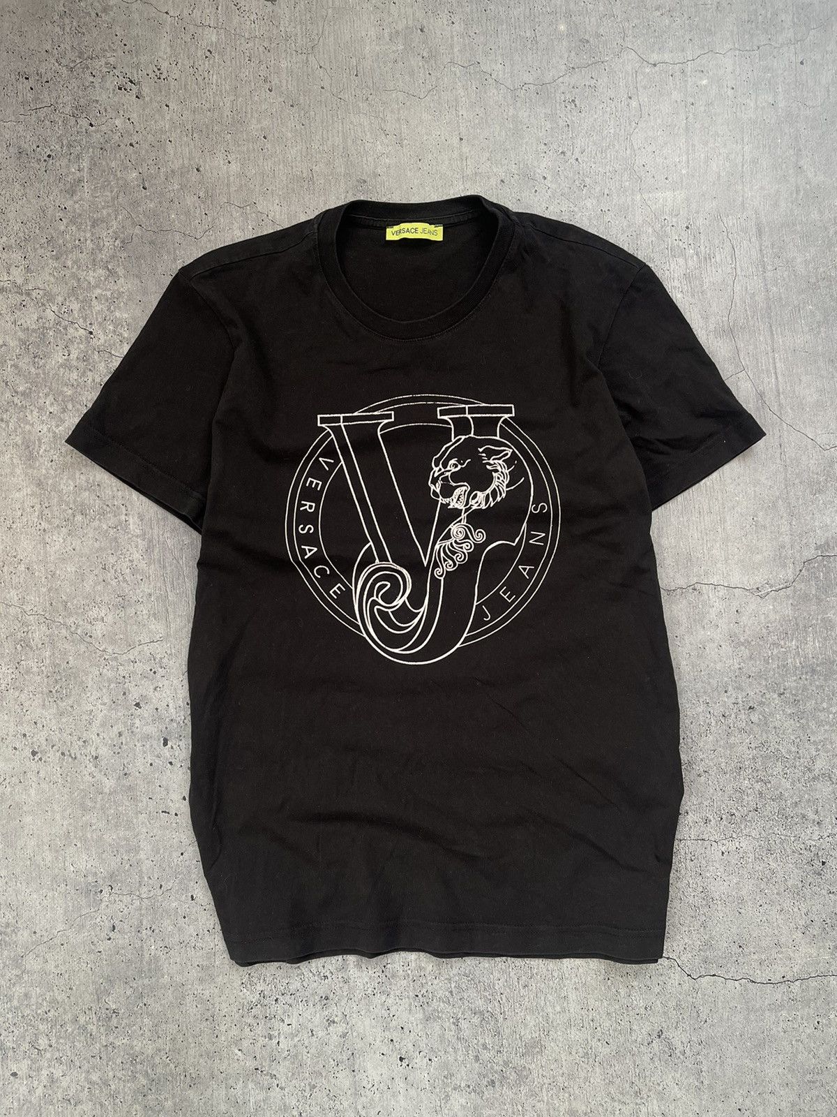 Versace × Versace Jeans Couture Versace Jeans Big Tiger Logo Tee T-shirt Size US S / EU 44-46 / 1 - 1 Thumbnail