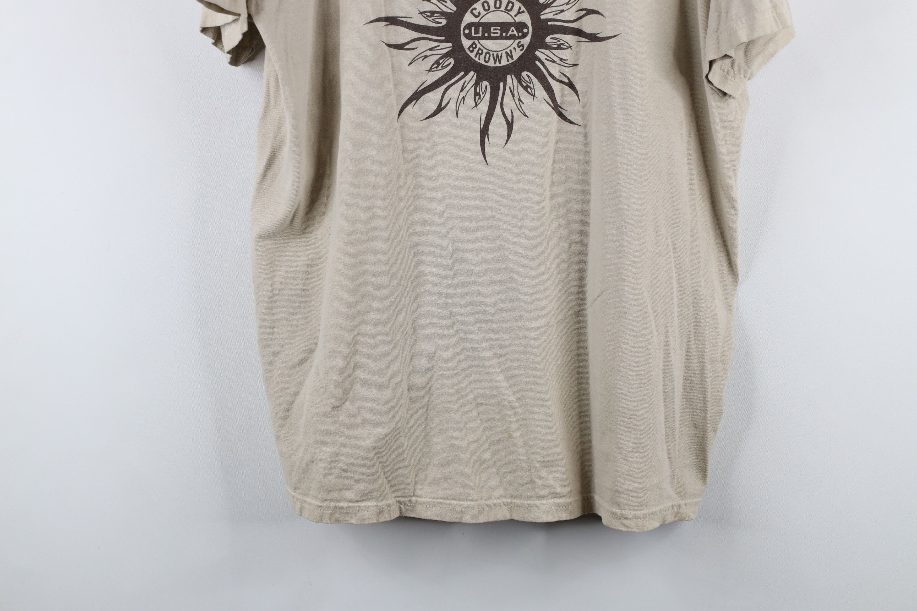 Vintage Vintage 90s Y2K Streetwear Coody Browns Diner Tribal T-Shirt Size US L / EU 52-54 / 3 - 3 Thumbnail