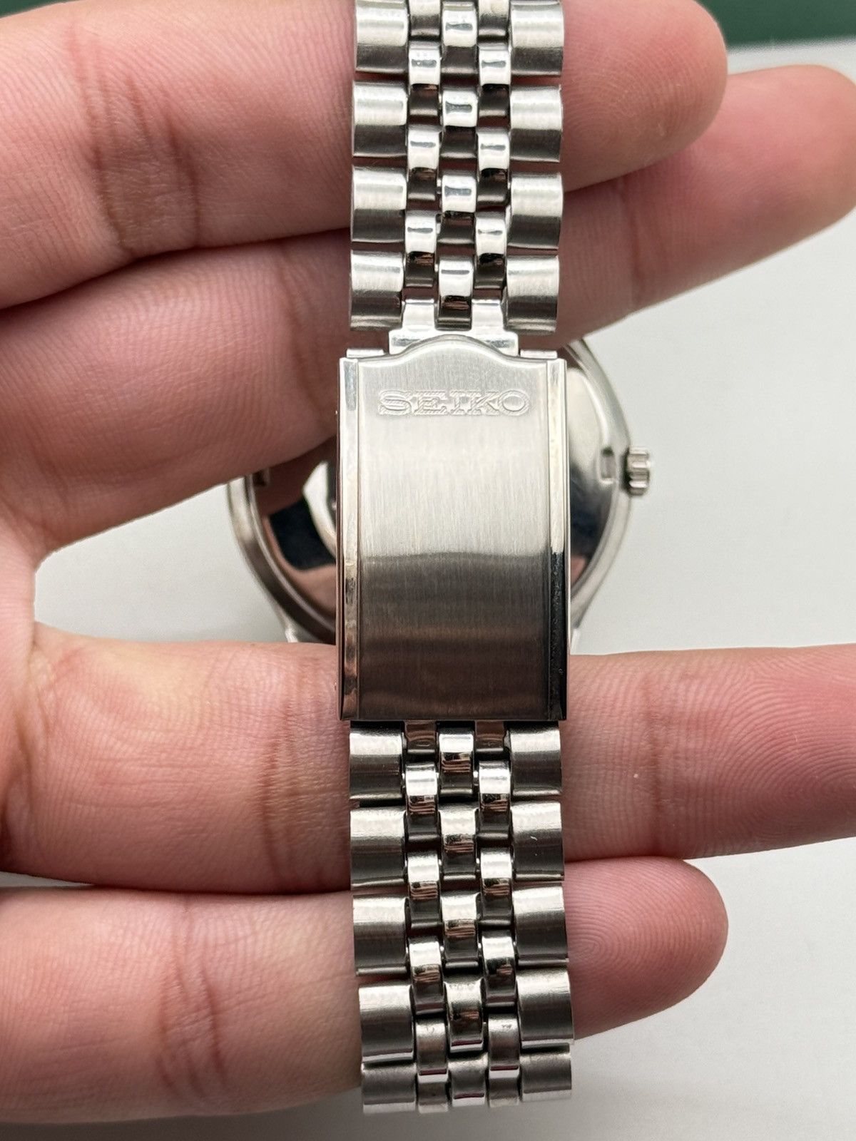 Seiko × Vintage VINTAGE SEIKO 5 AUTOMATIC GREY DIAL MEN’S WATCH Size 36 - 5 Thumbnail