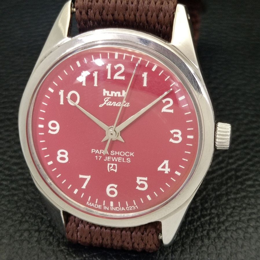 HMT CLASSIC HMT JANATA HAND-WINDING MENS WATCH a700067-a Size 38 - 3 Thumbnail