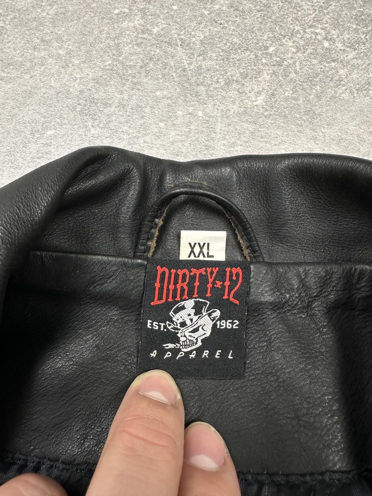 Japanese Brand × Vintage Vintage Leather Biker Jacket Eagle Embroidery Dirty-12 Size US XL / EU 56 / 4 - 15 Thumbnail