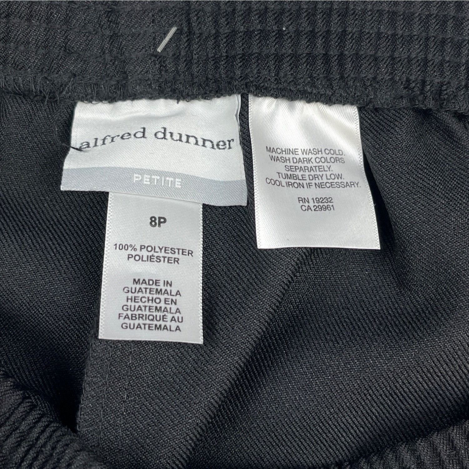 Other Alfred Dunner Women's Black Pull On/Dress Pants Sz8p SKU 419 Size US 29 - 5 Thumbnail