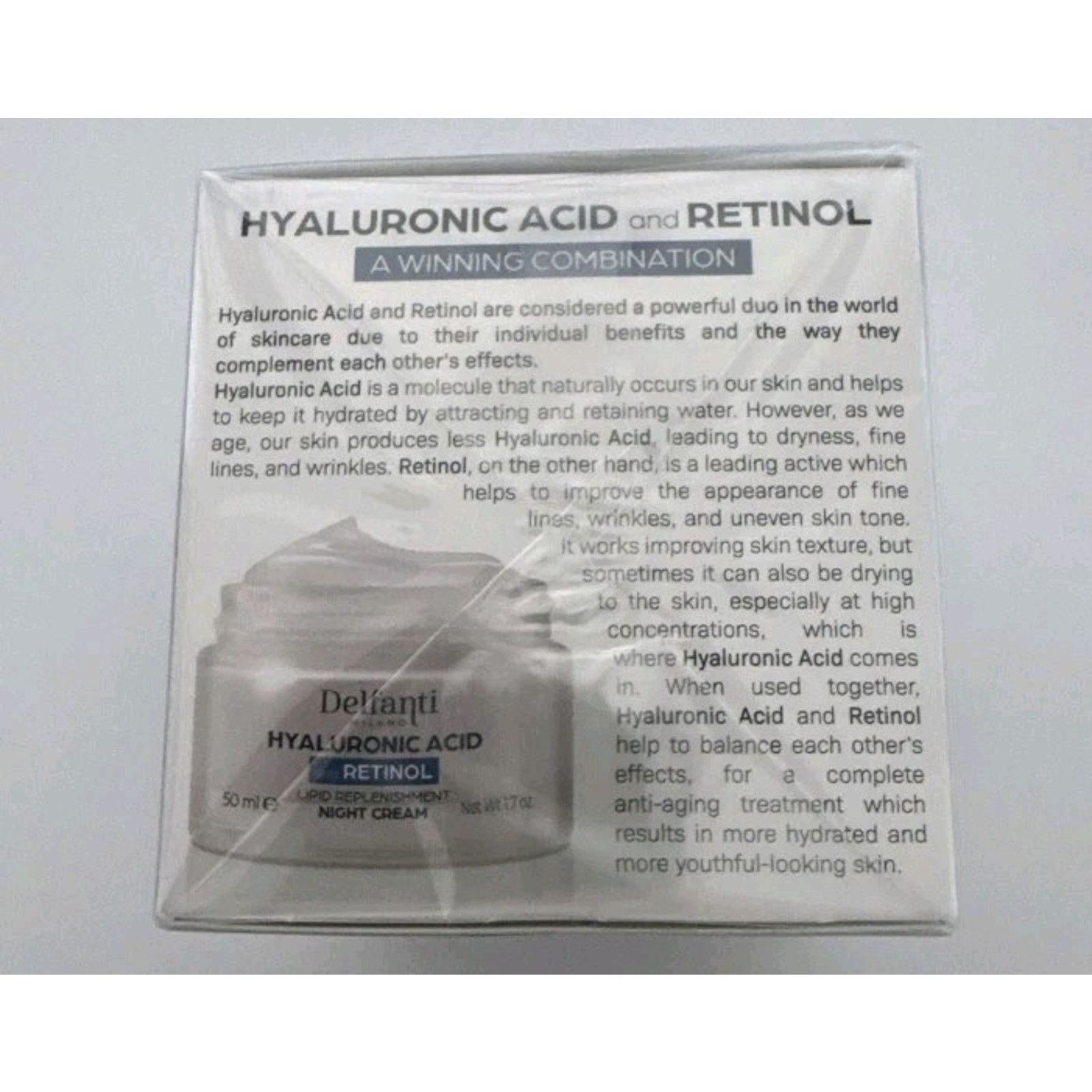 Other Delfanti Milano Hyaluronic Acid & Retinol Day & Night Cream Size ONE SIZE - 11 Thumbnail