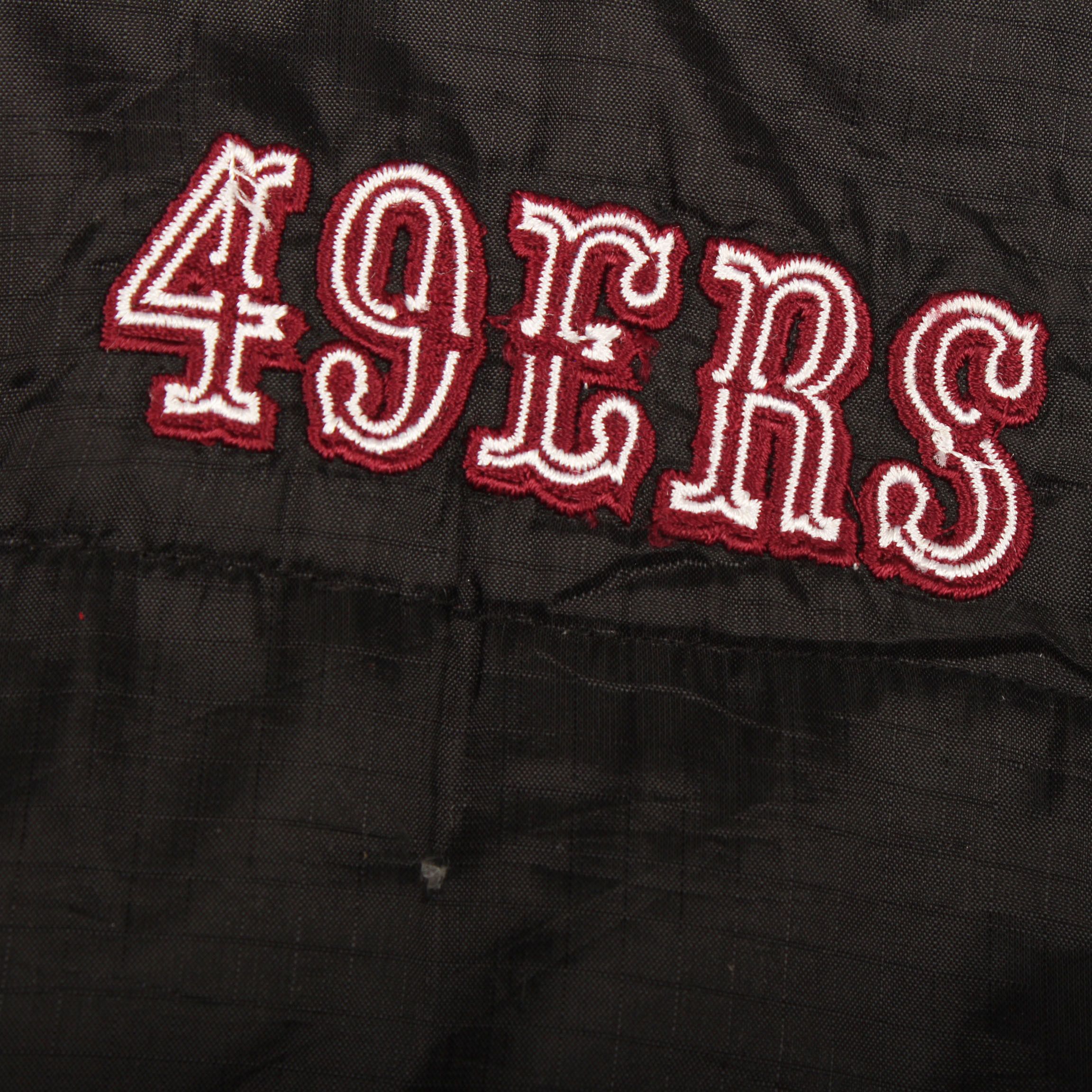 Vintage San Francisco 49ers Puffer Jacket Black SF Logo NFL Size US XXL / EU 58 / 5 - 5 Thumbnail