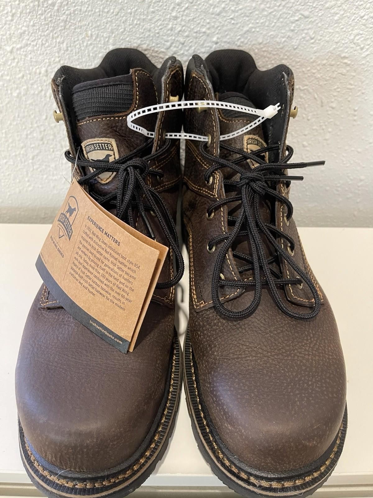 Other Irish Setter Red Wing 6" Kittson Brown Steel Toe 836632 12 Size US 12 / EU 45 - 3 Thumbnail